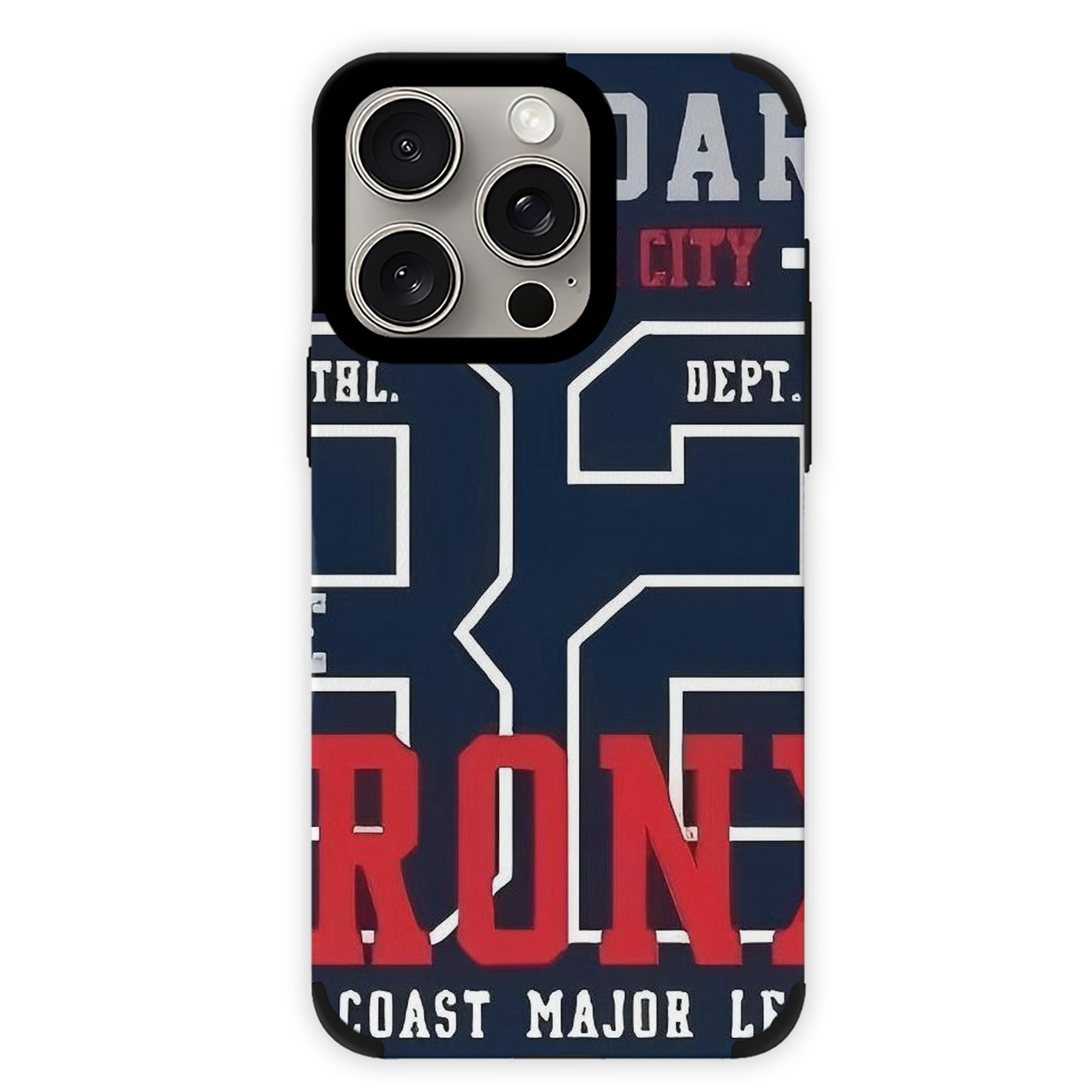 New York Yankees 132 IPhone 15 Pro Max PU Leather Case – Soft Lining, 360° Protection – Precise Fit, 3D Buttons, Easy Charging – Anti-Yellowing, Easy To Clean