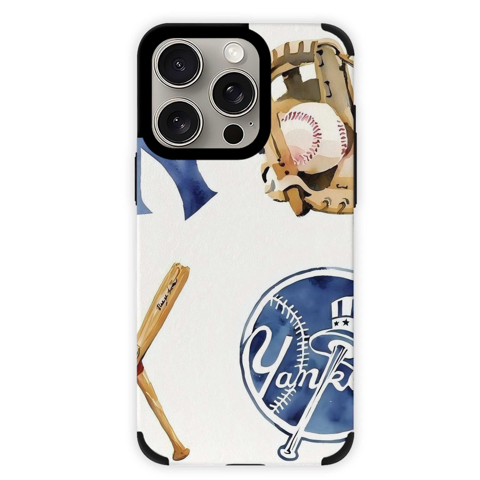 New York Yankees 119 IPhone 15 Pro Max PU Leather Case – Soft Lining, 360° Protection – Precise Fit, 3D Buttons, Easy Charging – Anti-Yellowing, Easy To Clean