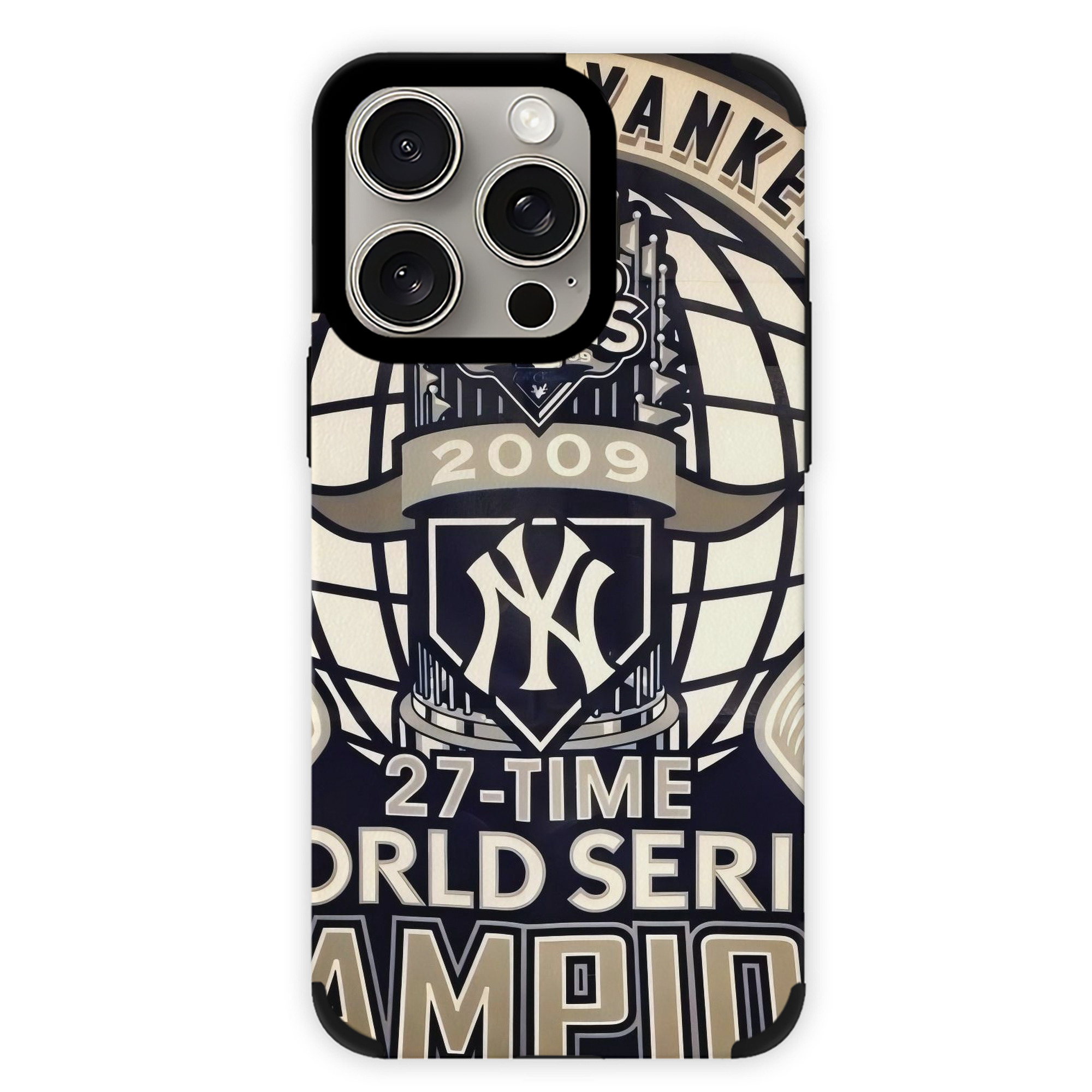New York Yankees 256 IPhone 15 Pro Max PU Leather Case – Soft Lining, 360° Protection – Precise Fit, 3D Buttons, Easy Charging – Anti-Yellowing, Easy To Clean