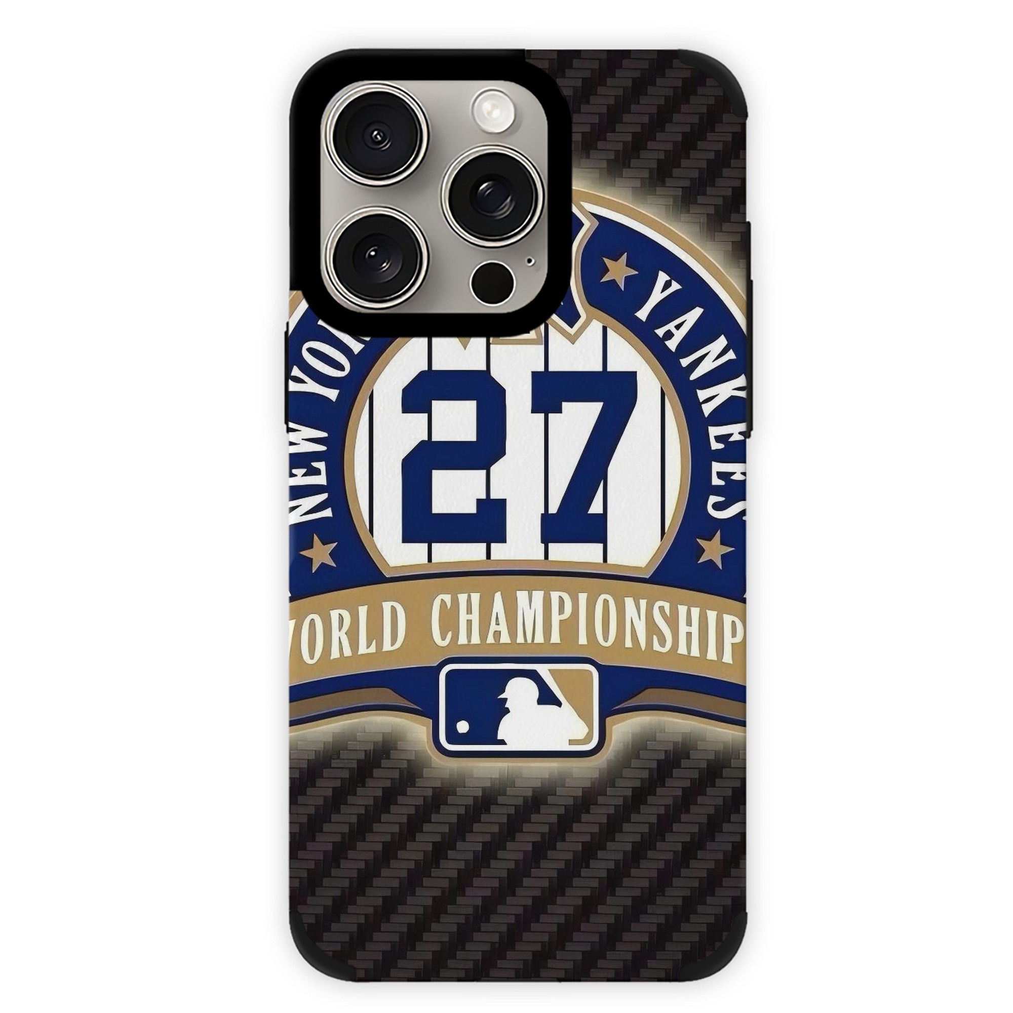 New York Yankees 260 IPhone 15 Pro Max PU Leather Case – Soft Lining, 360° Protection – Precise Fit, 3D Buttons, Easy Charging – Anti-Yellowing, Easy To Clean