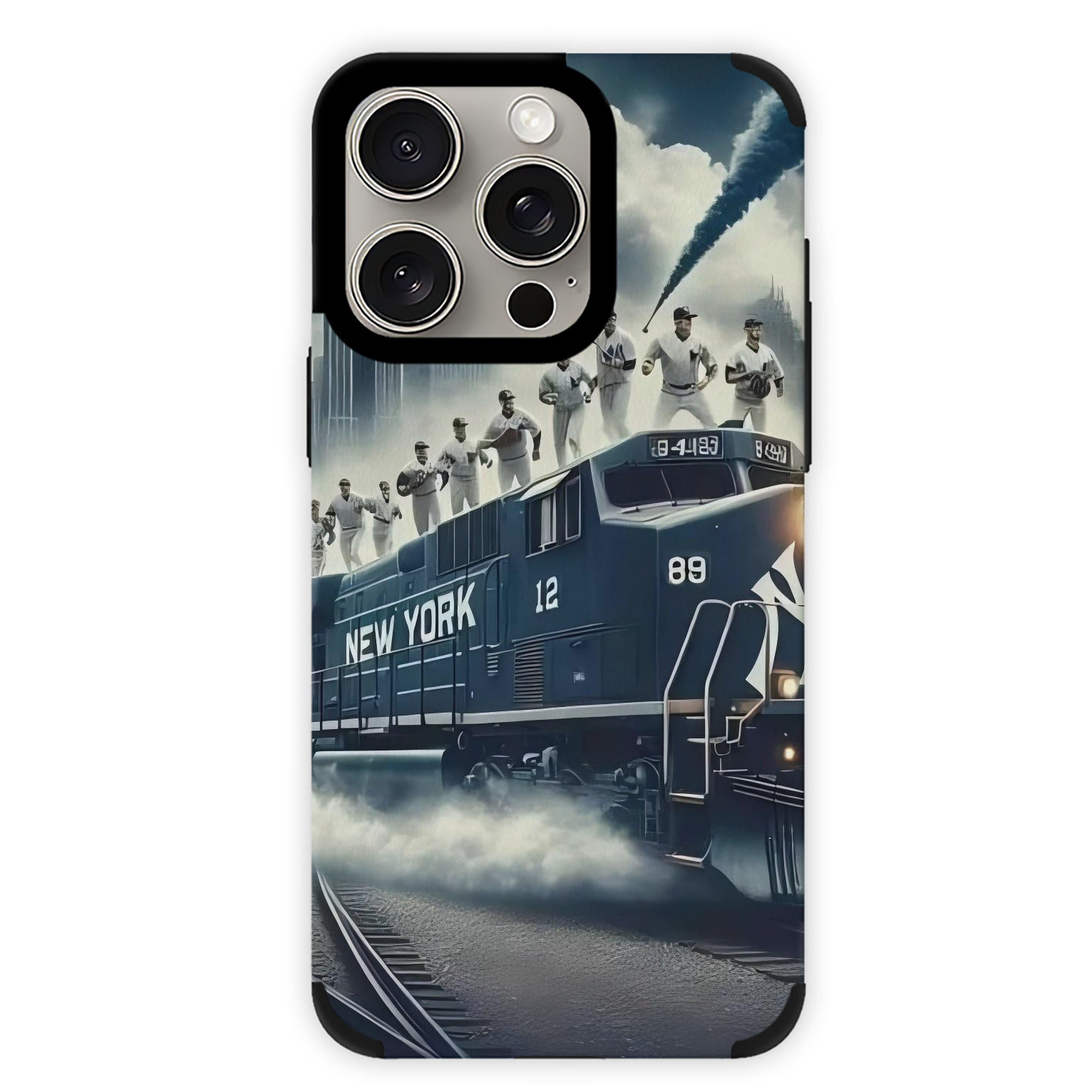 New York Yankees 265 IPhone 15 Pro Max PU Leather Case – Soft Lining, 360° Protection – Precise Fit, 3D Buttons, Easy Charging – Anti-Yellowing, Easy To Clean