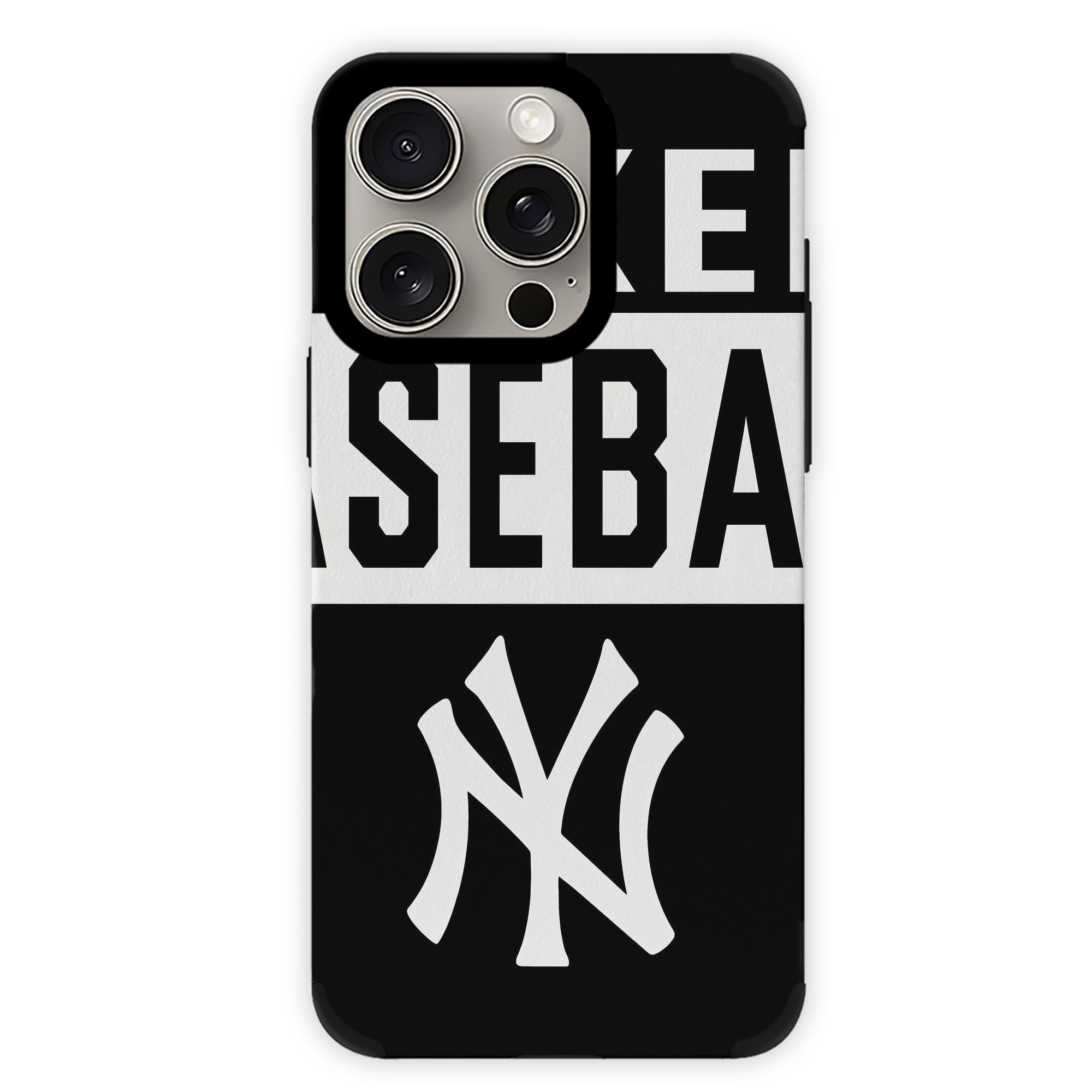 New York Yankees 266 IPhone 15 Pro Max PU Leather Case – Soft Lining, 360° Protection – Precise Fit, 3D Buttons, Easy Charging – Anti-Yellowing, Easy To Clean