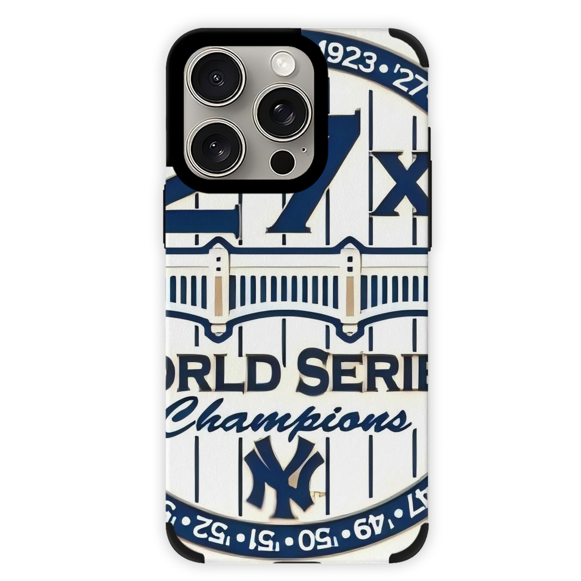 New York Yankees 263 IPhone 15 Pro Max PU Leather Case – Soft Lining, 360° Protection – Precise Fit, 3D Buttons, Easy Charging – Anti-Yellowing, Easy To Clean