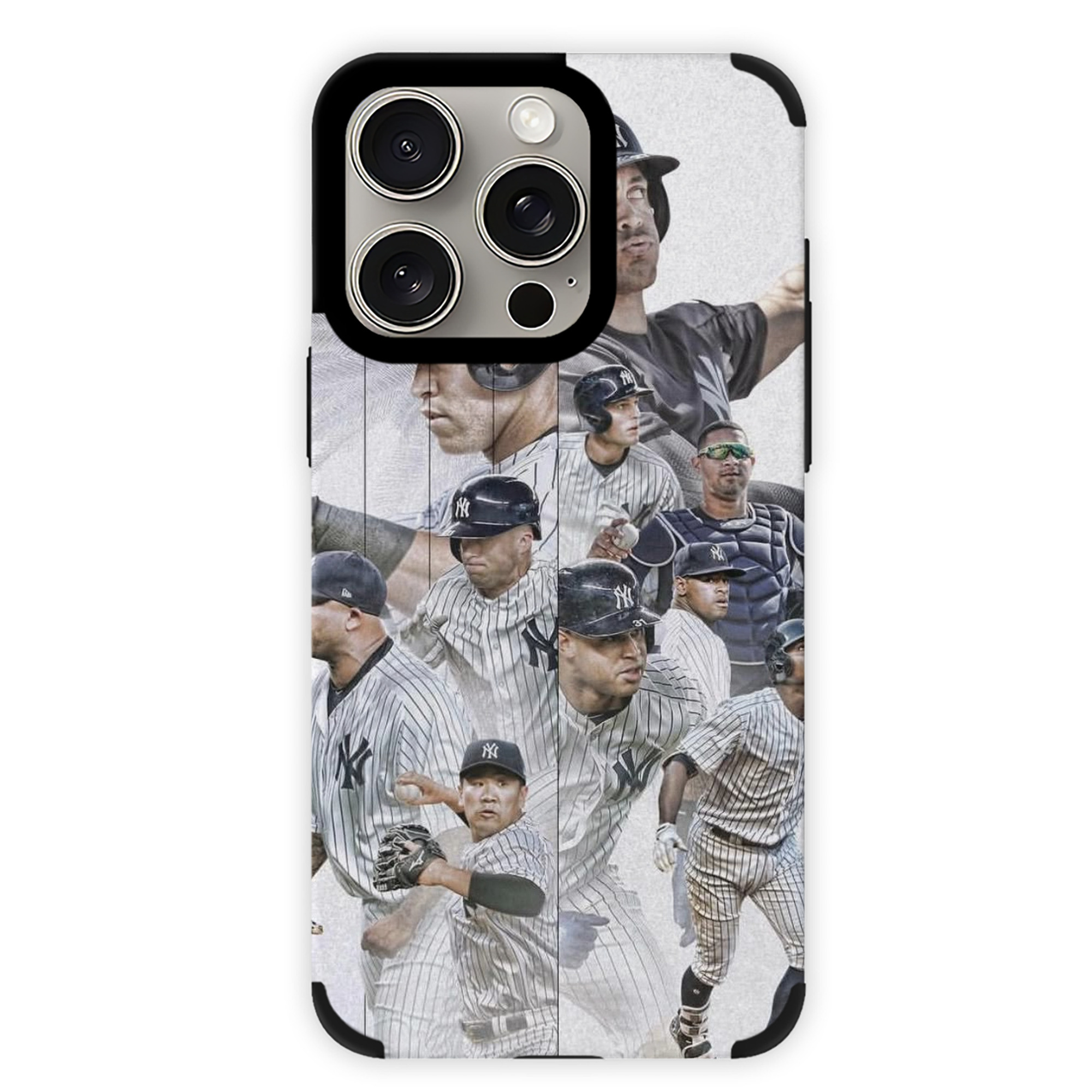 New York Yankees 305 IPhone 15 Pro Max PU Leather Case – Soft Lining, 360° Protection – Precise Fit, 3D Buttons, Easy Charging – Anti-Yellowing, Easy To Clean