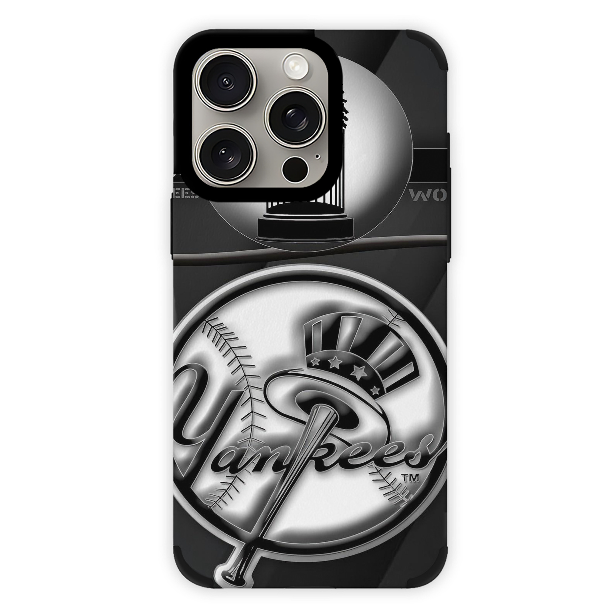 New York Yankees 325 IPhone 15 Pro Max PU Leather Case – Soft Lining, 360° Protection – Precise Fit, 3D Buttons, Easy Charging – Anti-Yellowing, Easy To Clean