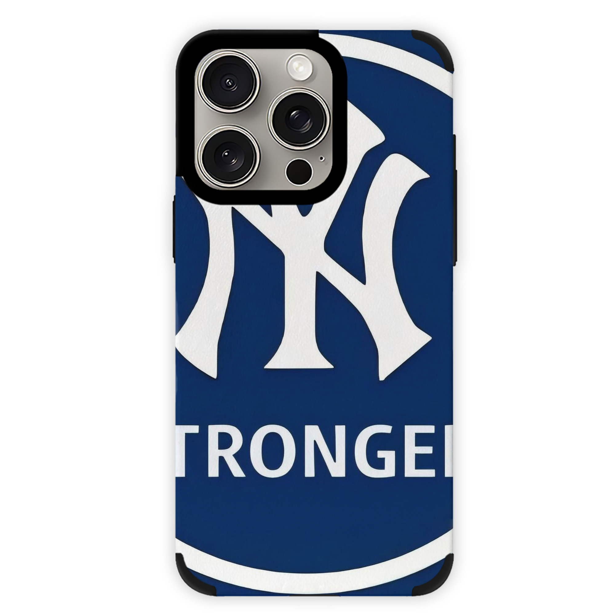 New York Yankees 346 IPhone 15 Pro Max PU Leather Case – Soft Lining, 360° Protection – Precise Fit, 3D Buttons, Easy Charging – Anti-Yellowing, Easy To Clean