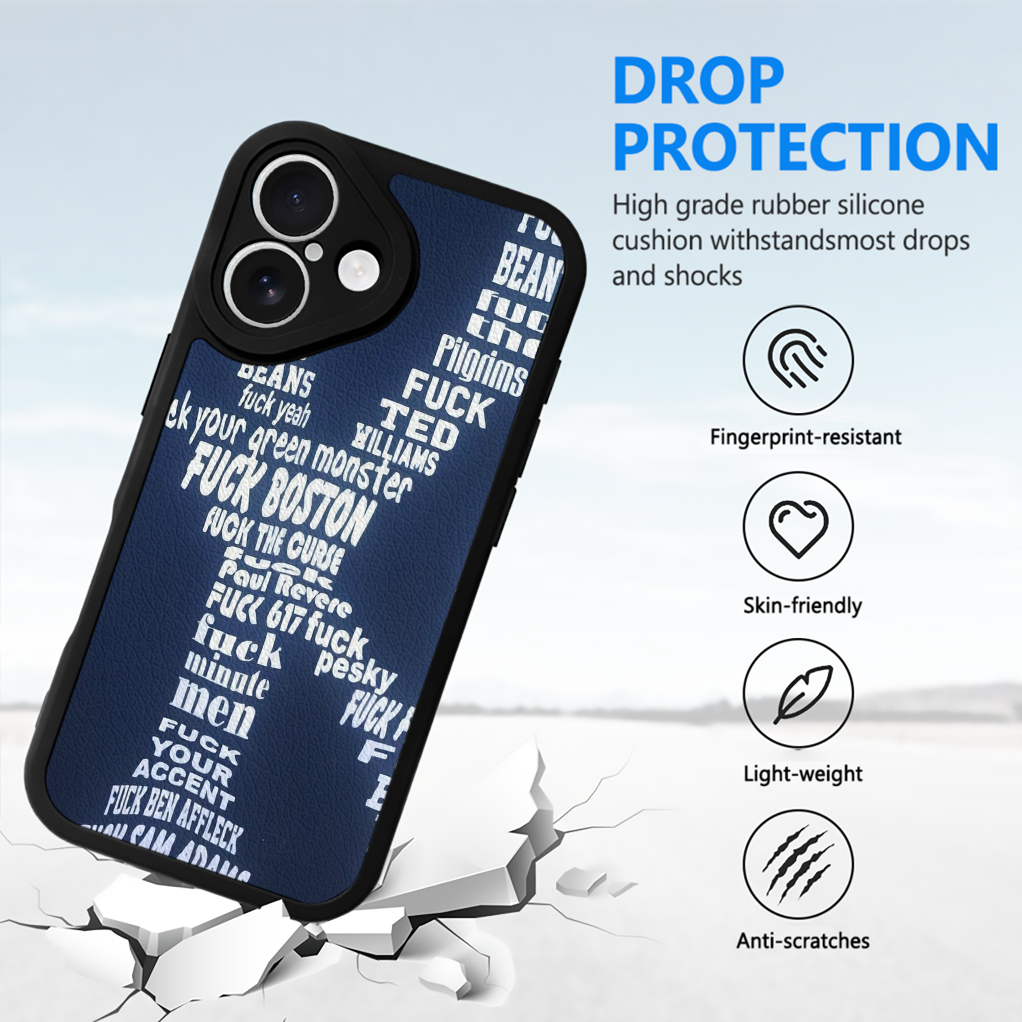 New York Yankees 224 IPhone 16 Silicone Leather Case – UV Print, Lambskin Texture – Perfect Fit, Wireless Charging Compatible, Scratch Resistant, Precise Cutouts – Stylish Protection For IPhone 16