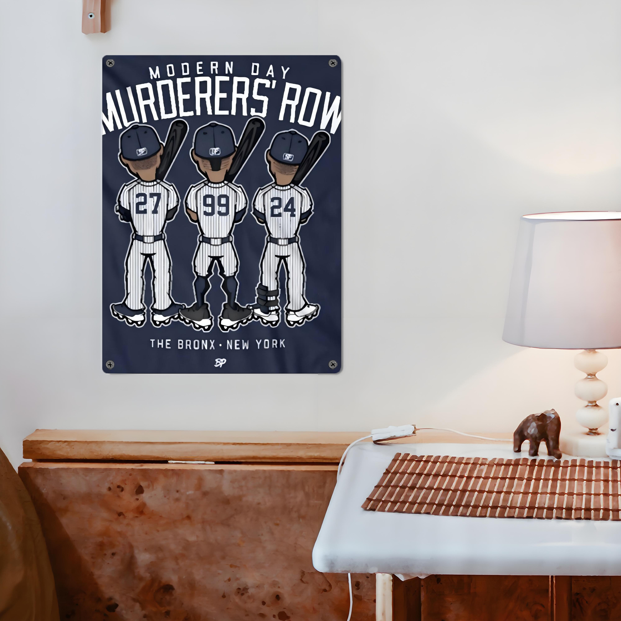 New York Yankees 173 Vintage Metal Tin Sign 12x16inch – Retro Wall Art Decor For Home, Bar, Kitchen, Bedroom, Office – Durable Iron Sheet Poster, Easy To Hang, Full-Color Printing
