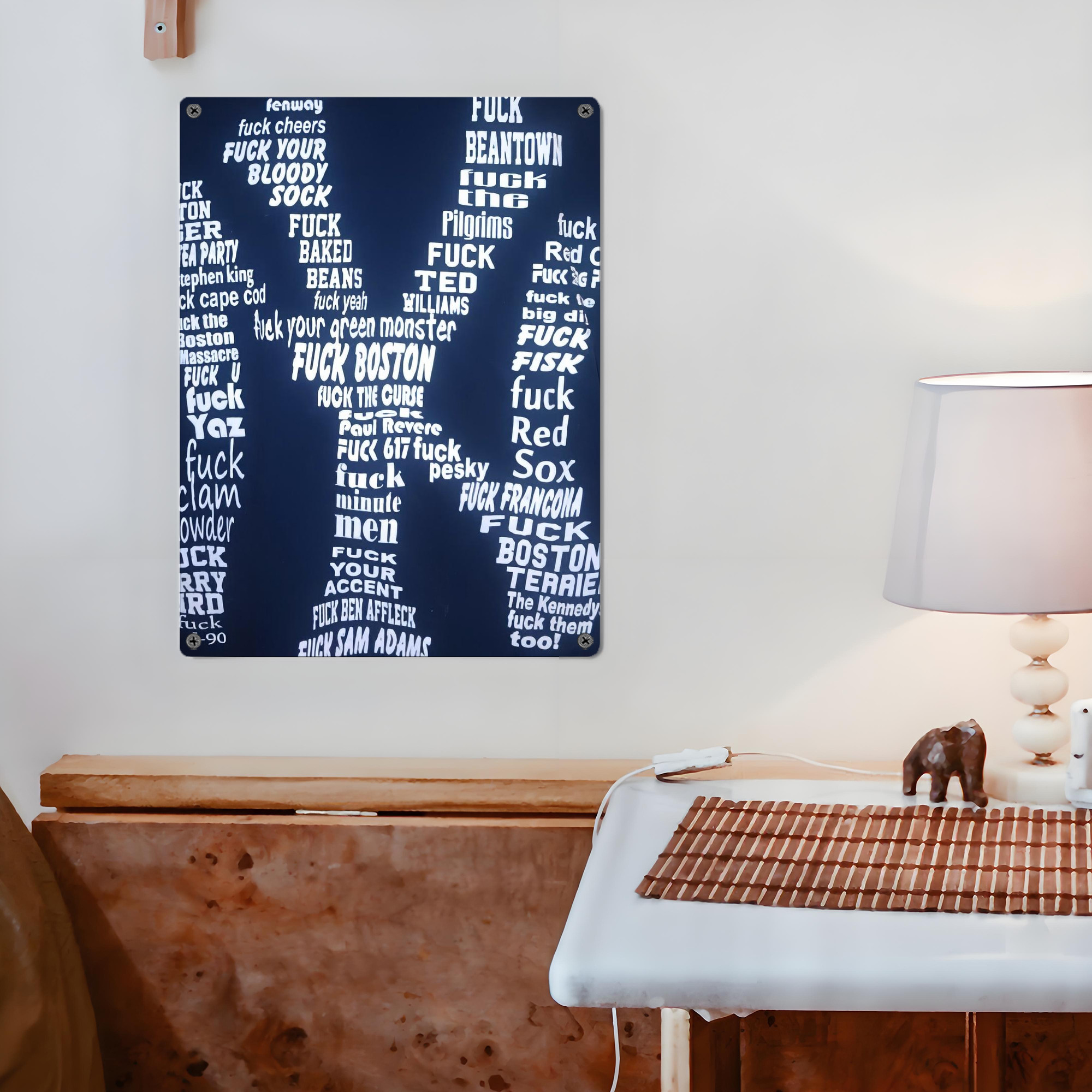 New York Yankees 224 Vintage Metal Tin Sign 12x16inch – Retro Wall Art Decor For Home, Bar, Kitchen, Bedroom, Office – Durable Iron Sheet Poster, Easy To Hang, Full-Color Printing