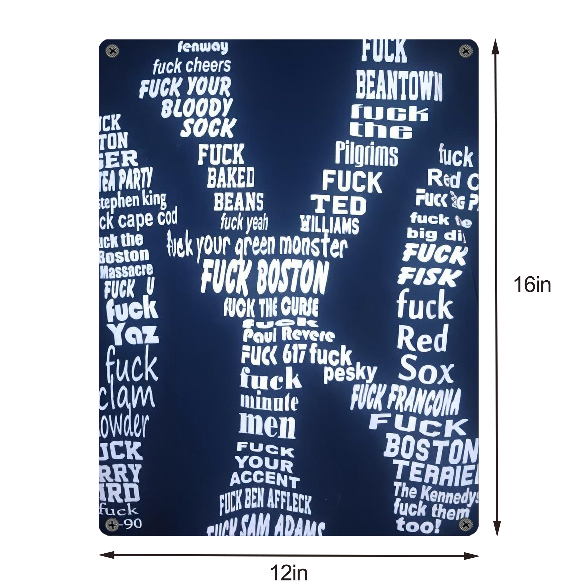 New York Yankees 224 Vintage Metal Tin Sign 12x16inch – Retro Wall Art Decor For Home, Bar, Kitchen, Bedroom, Office – Durable Iron Sheet Poster, Easy To Hang, Full-Color Printing