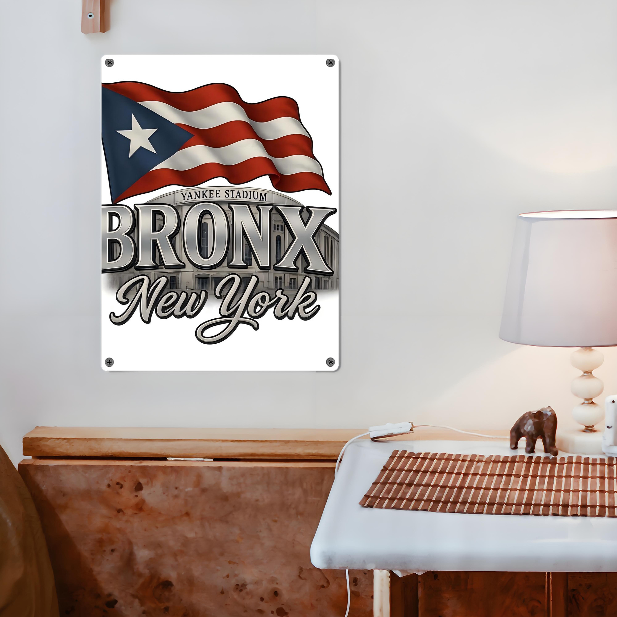 New York Yankees 245 Vintage Metal Tin Sign 12x16inch – Retro Wall Art Decor For Home, Bar, Kitchen, Bedroom, Office – Durable Iron Sheet Poster, Easy To Hang, Full-Color Printing