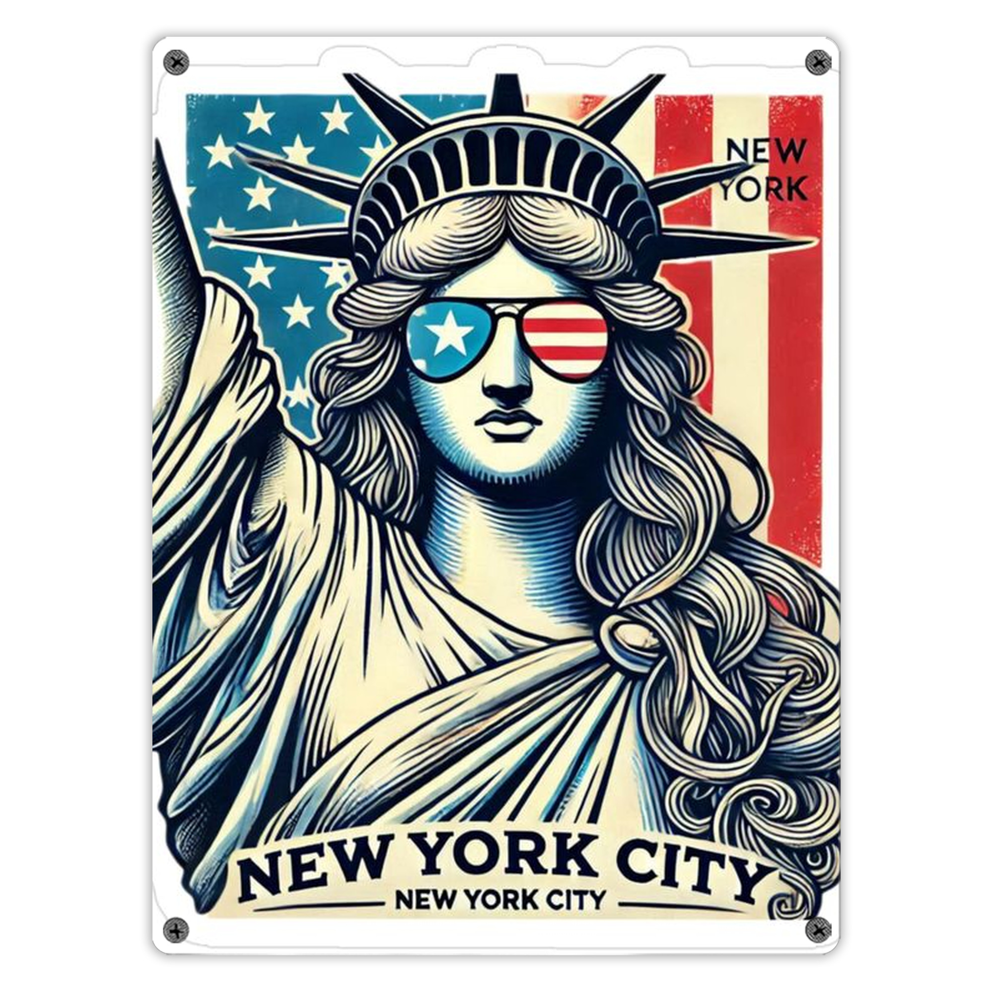 New York Yankees 114 Vintage Metal Tin Sign 12x16inch – Retro Wall Art Decor For Home, Bar, Kitchen, Bedroom, Office – Durable Iron Sheet Poster, Easy To Hang, Full-Color Printing