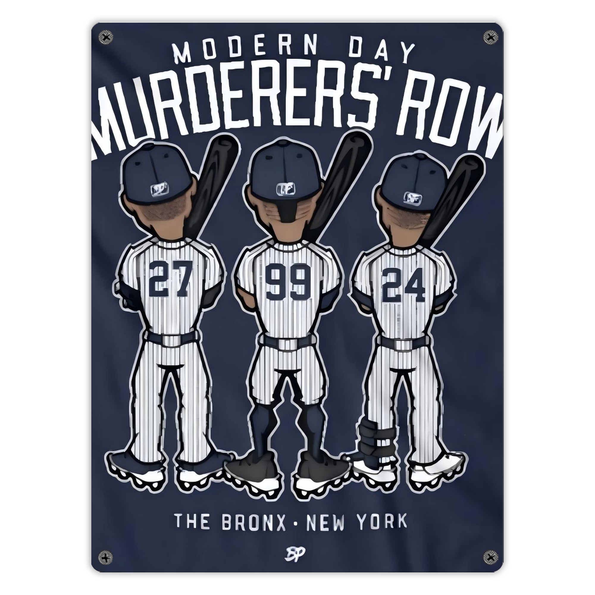 New York Yankees 173 Vintage Metal Tin Sign 12x16inch – Retro Wall Art Decor For Home, Bar, Kitchen, Bedroom, Office – Durable Iron Sheet Poster, Easy To Hang, Full-Color Printing