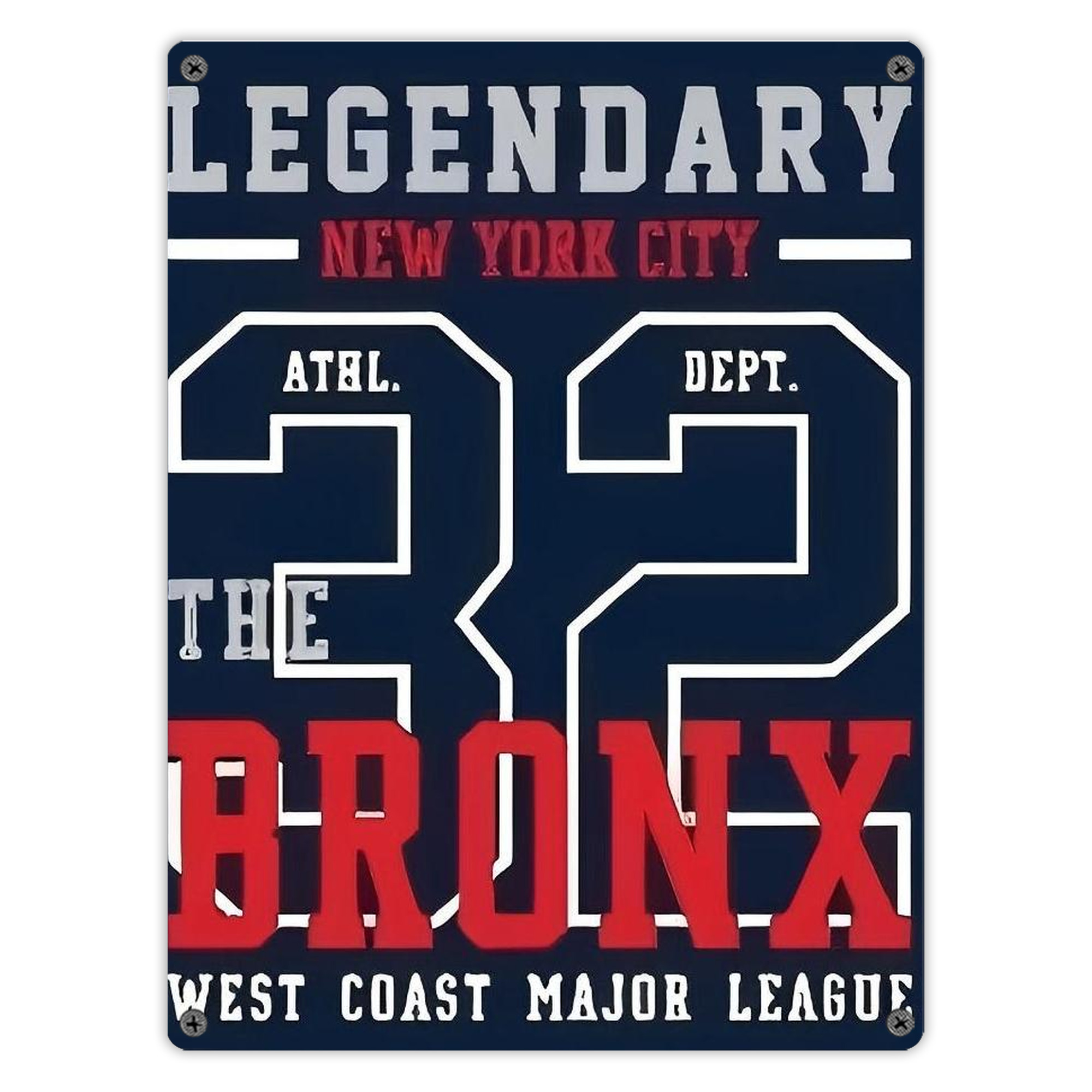 New York Yankees 132 Vintage Metal Tin Sign 12x16inch – Retro Wall Art Decor For Home, Bar, Kitchen, Bedroom, Office – Durable Iron Sheet Poster, Easy To Hang, Full-Color Printing