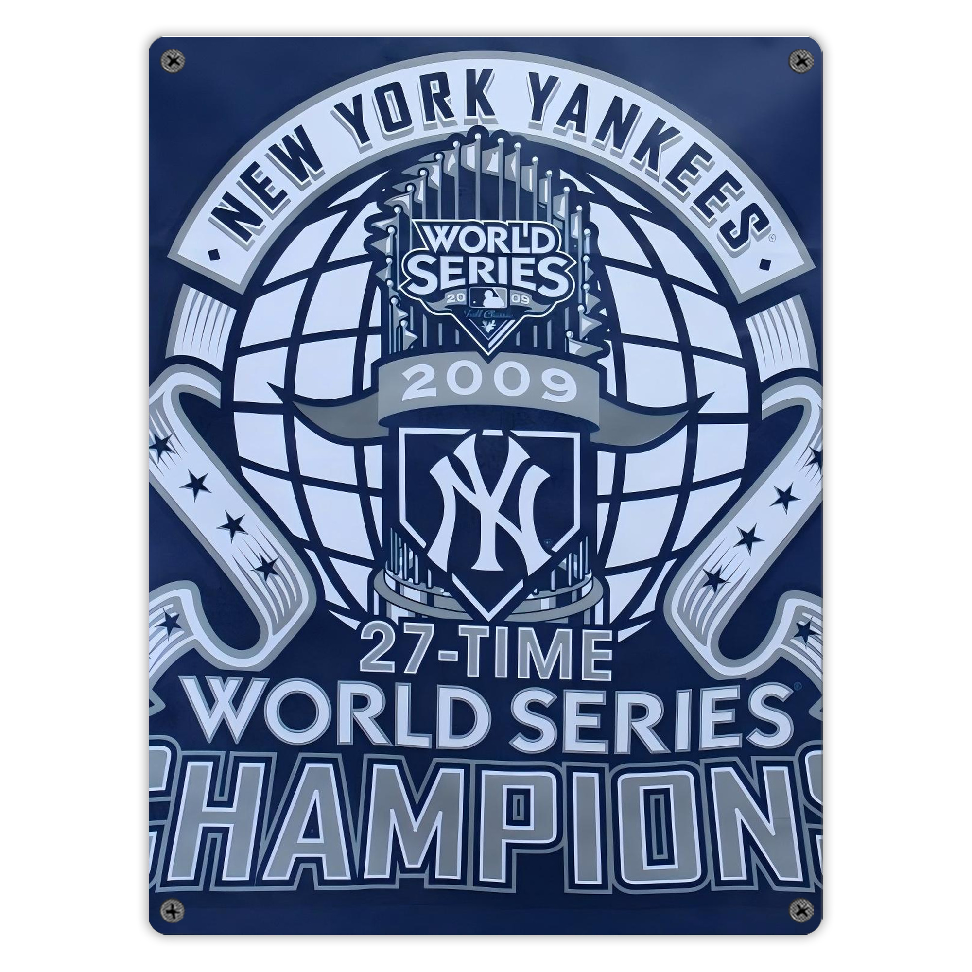 New York Yankees 270 Vintage Metal Tin Sign 12x16inch – Retro Wall Art Decor For Home, Bar, Kitchen, Bedroom, Office – Durable Iron Sheet Poster, Easy To Hang, Full-Color Printing