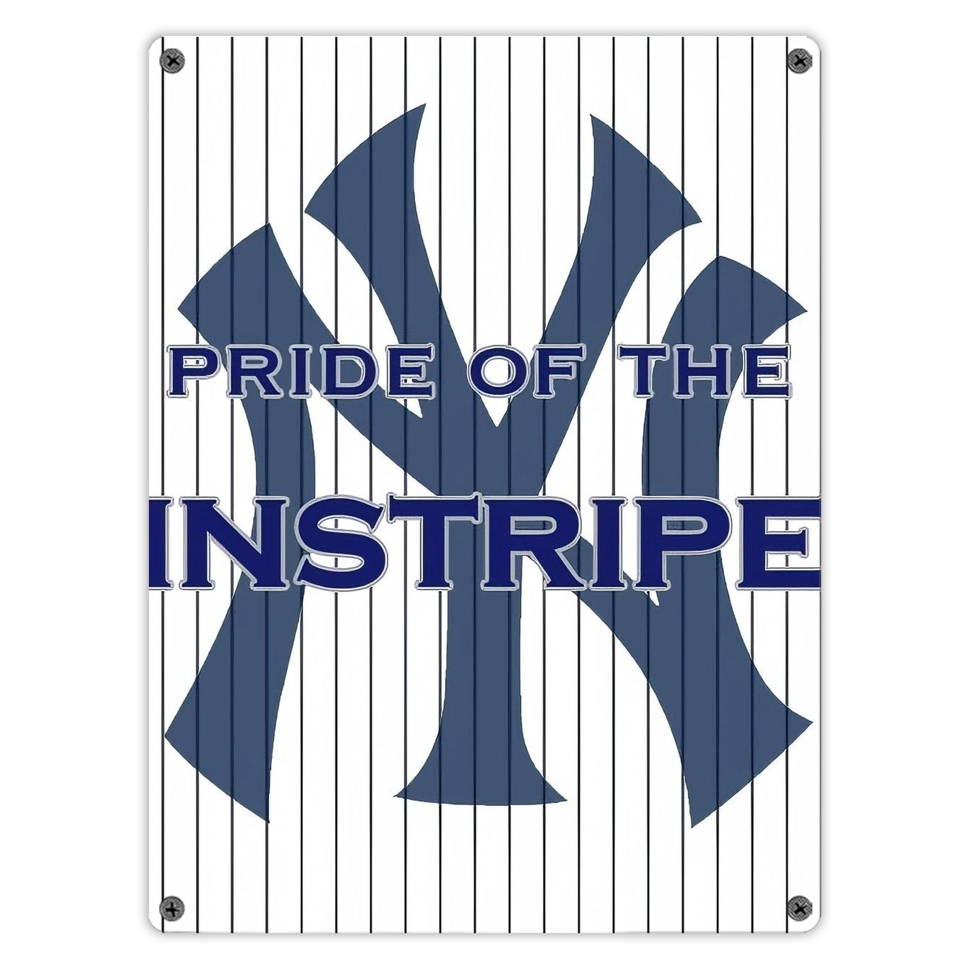 New York Yankees 337 Vintage Metal Tin Sign 12x16inch – Retro Wall Art Decor For Home, Bar, Kitchen, Bedroom, Office – Durable Iron Sheet Poster, Easy To Hang, Full-Color Printing