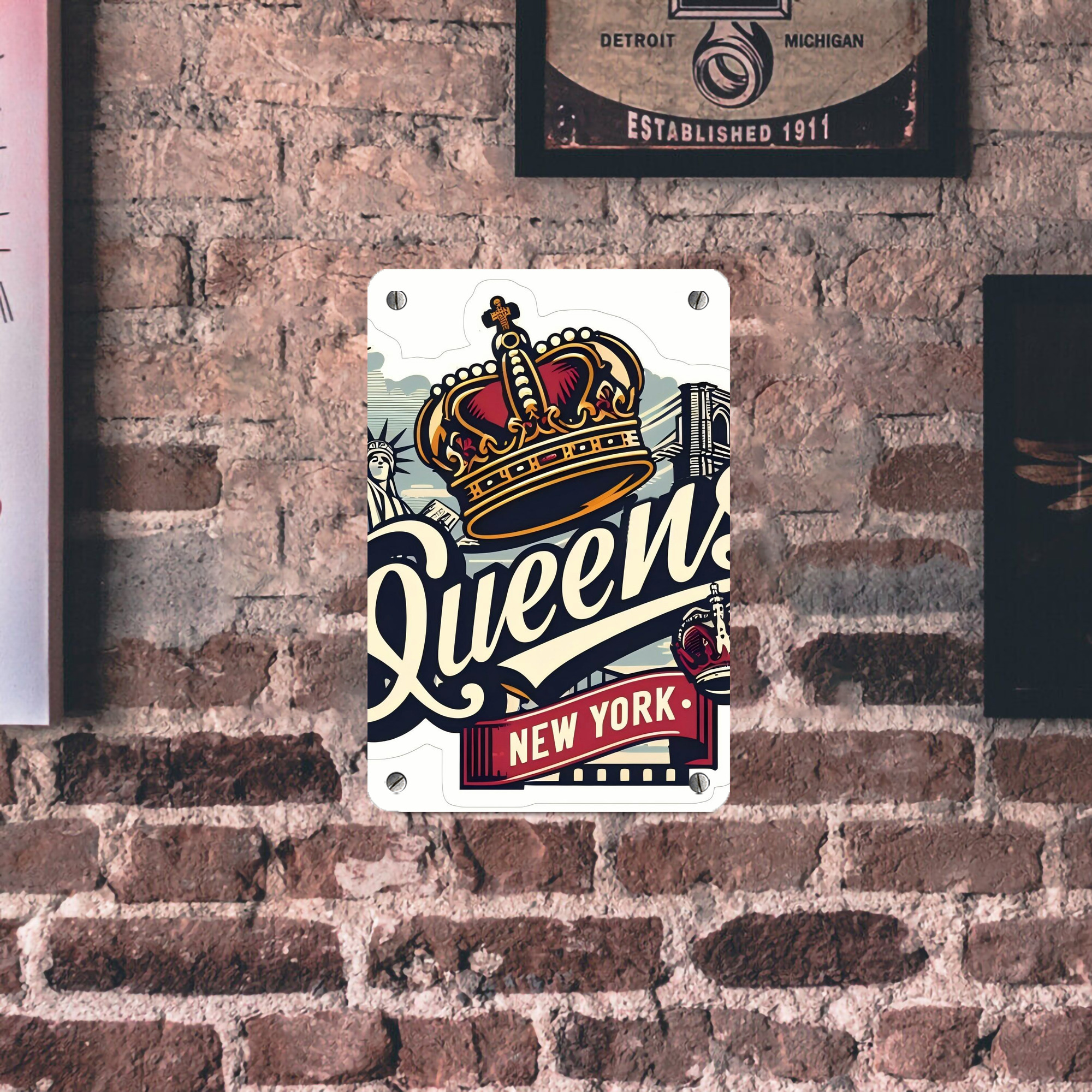 New York Yankees 248 Metal Tin Sign 8x12inch - High-Quality Full-Print Decorative Wall Art, Durable Rust-Resistant Metal Plaque For Living Room, Bedroom, Kitchen, Office, Bar Décor