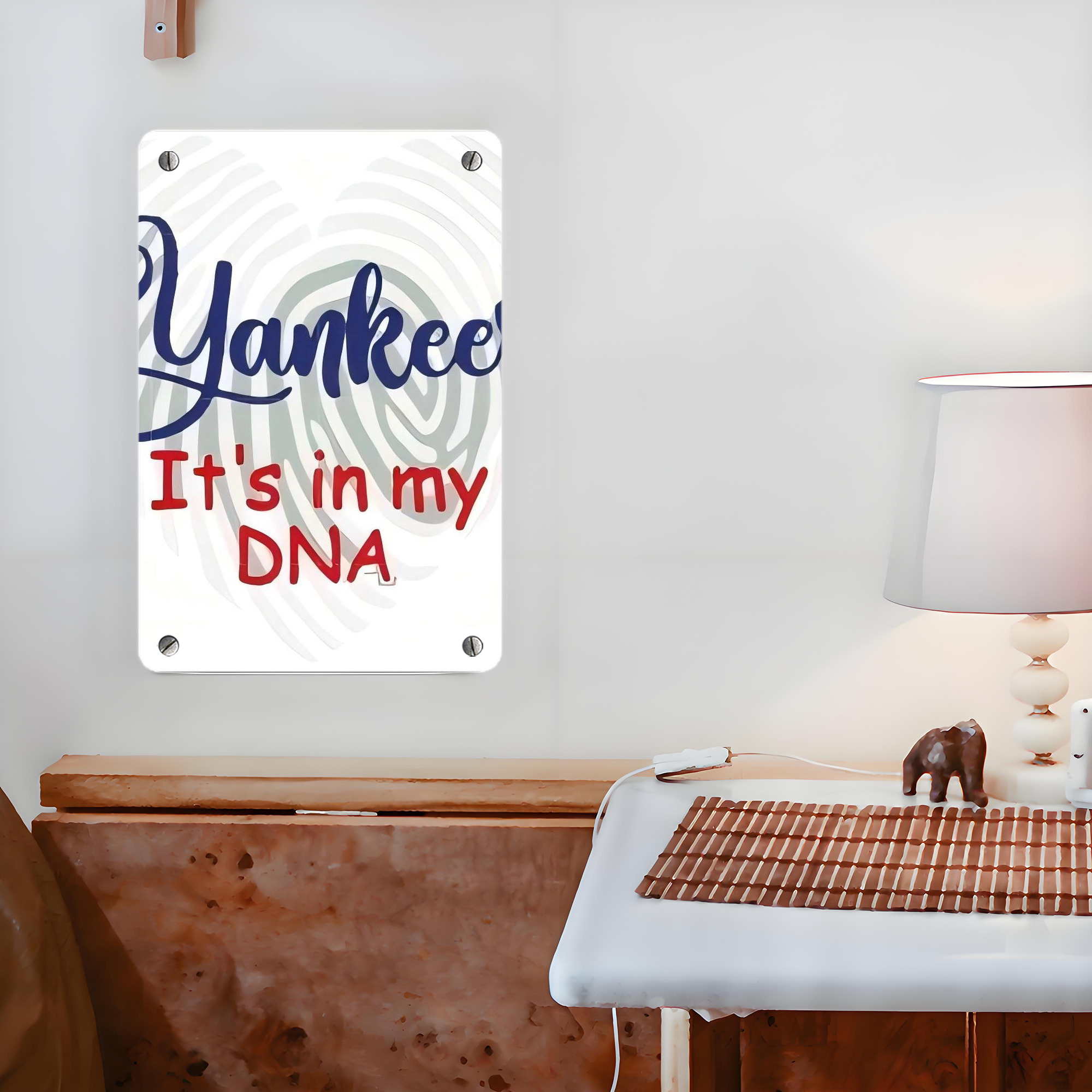 New York Yankees 234 Metal Tin Sign 8x12inch - High-Quality Full-Print Decorative Wall Art, Durable Rust-Resistant Metal Plaque For Living Room, Bedroom, Kitchen, Office, Bar Décor