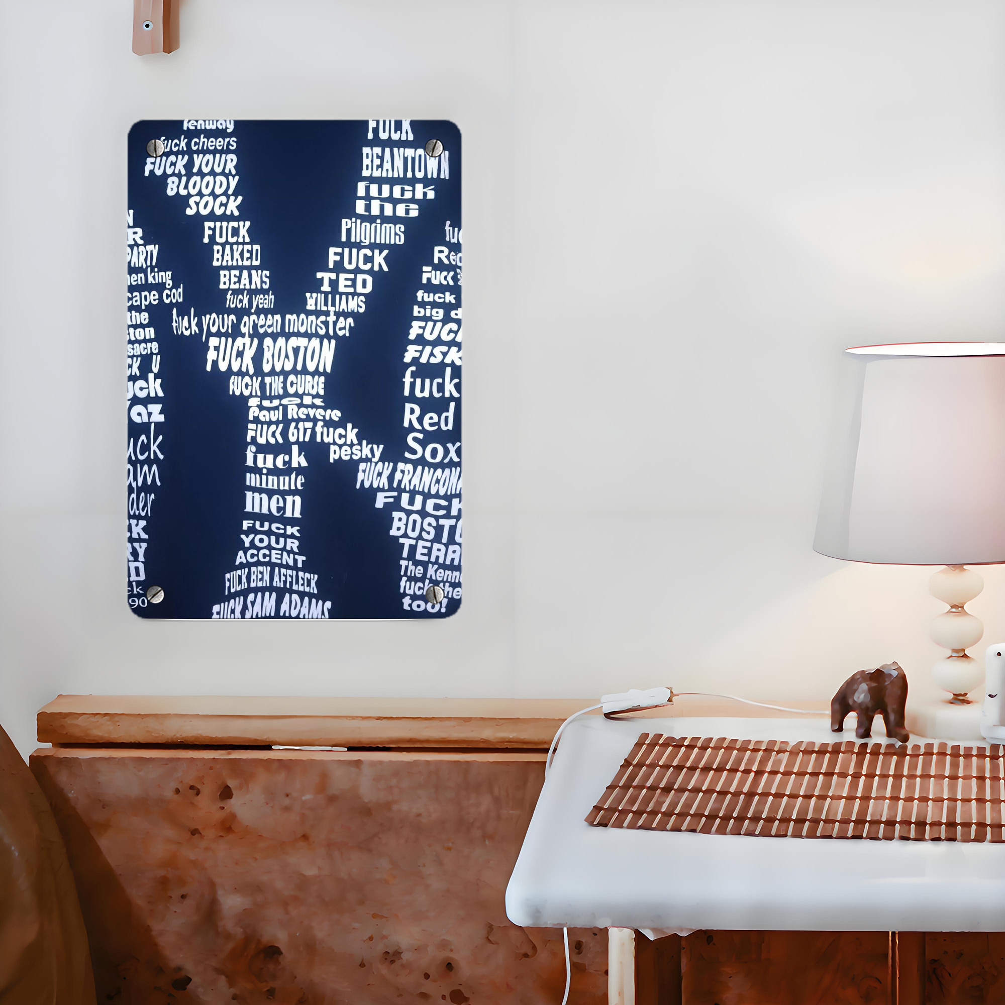 New York Yankees 224 Metal Tin Sign 8x12inch - High-Quality Full-Print Decorative Wall Art, Durable Rust-Resistant Metal Plaque For Living Room, Bedroom, Kitchen, Office, Bar Décor