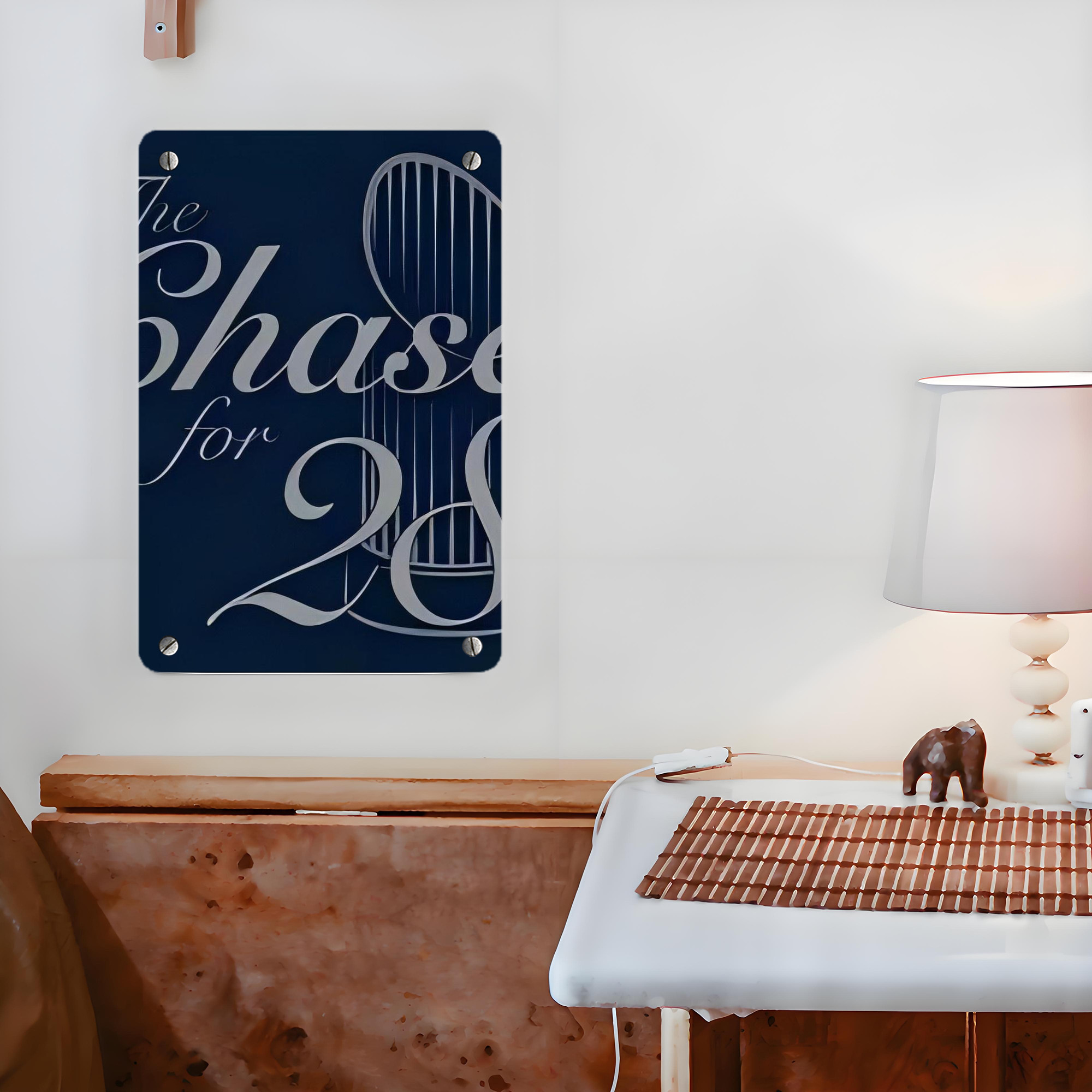 New York Yankees 300 Metal Tin Sign 8x12inch - High-Quality Full-Print Decorative Wall Art, Durable Rust-Resistant Metal Plaque For Living Room, Bedroom, Kitchen, Office, Bar Décor