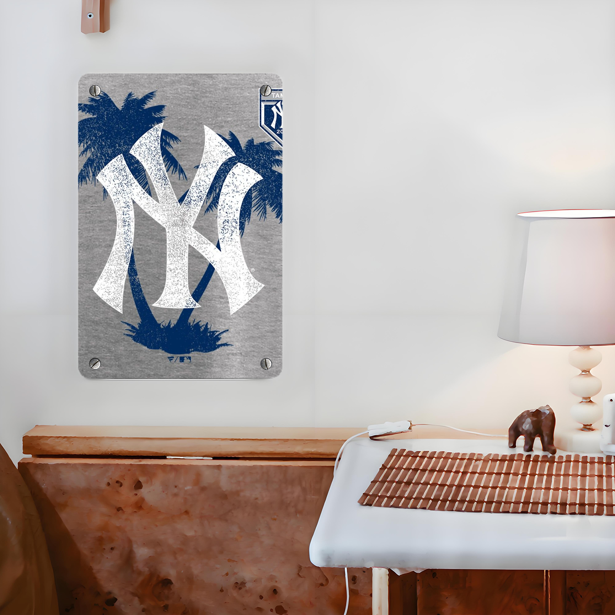 New York Yankees 338 Metal Tin Sign 8x12inch - High-Quality Full-Print Decorative Wall Art, Durable Rust-Resistant Metal Plaque For Living Room, Bedroom, Kitchen, Office, Bar Décor