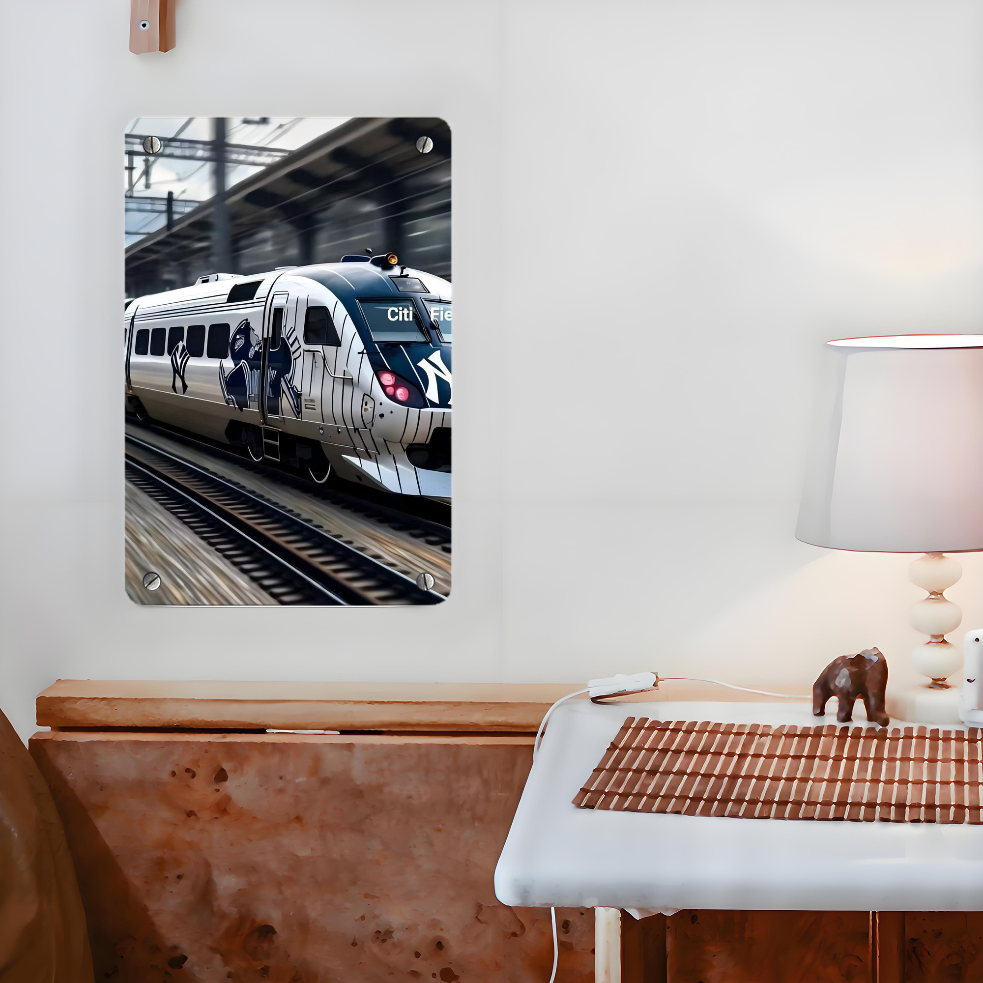 New York Yankees 342 Metal Tin Sign 8x12inch - High-Quality Full-Print Decorative Wall Art, Durable Rust-Resistant Metal Plaque For Living Room, Bedroom, Kitchen, Office, Bar Décor