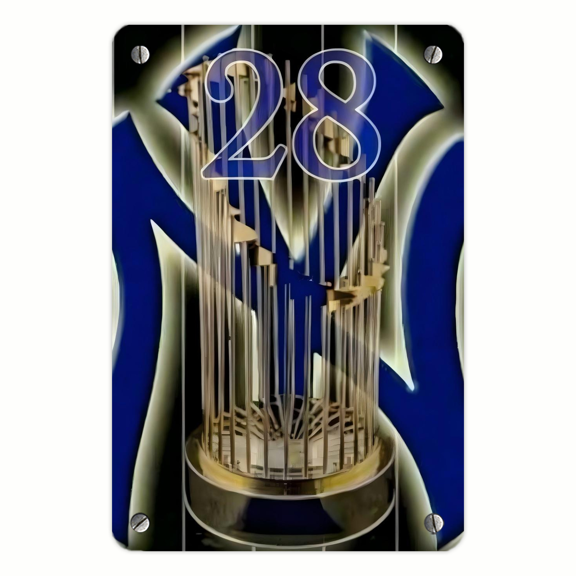 New York Yankees 172 Metal Tin Sign 8x12inch - High-Quality Full-Print Decorative Wall Art, Durable Rust-Resistant Metal Plaque For Living Room, Bedroom, Kitchen, Office, Bar Décor