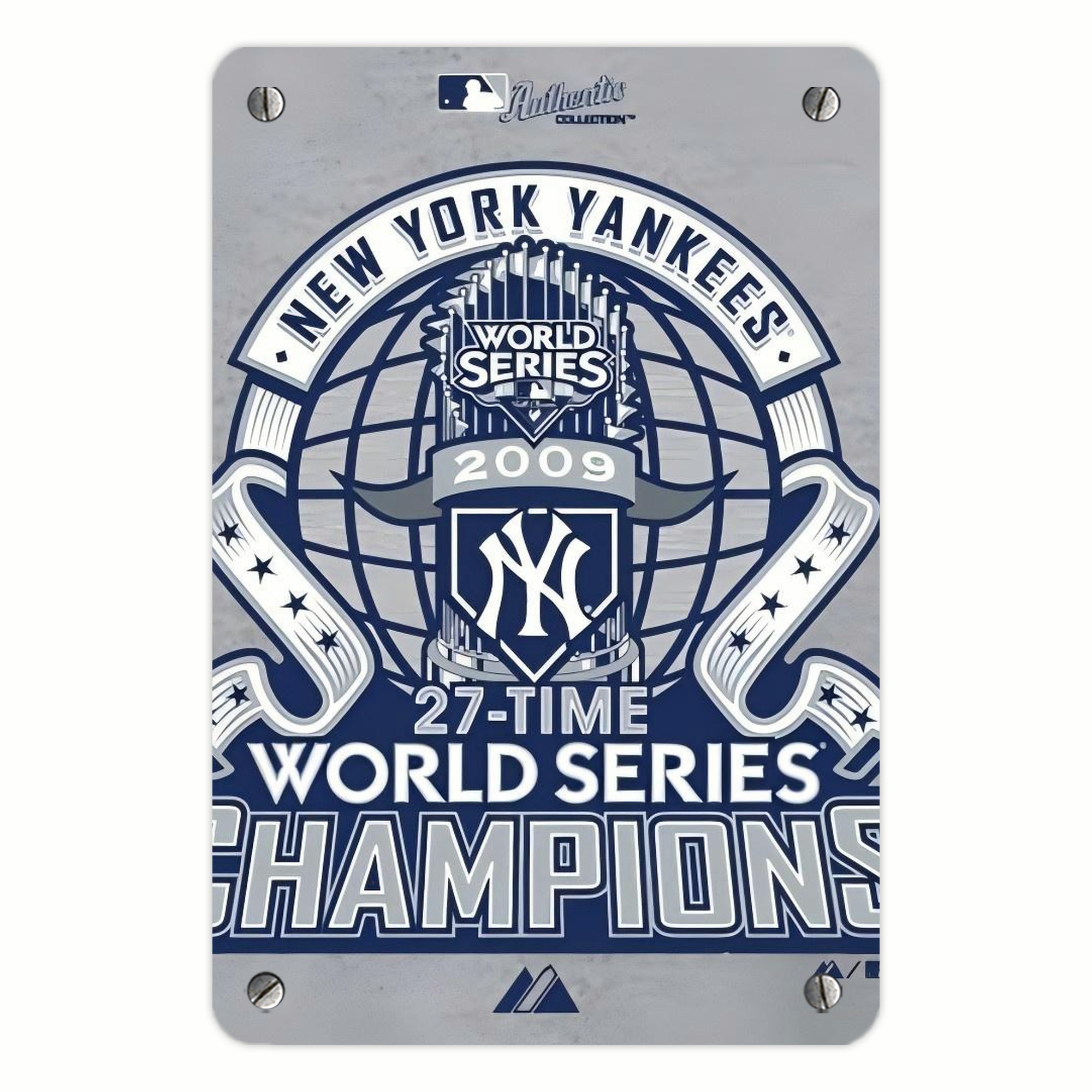New York Yankees 207 Metal Tin Sign 8x12inch - High-Quality Full-Print Decorative Wall Art, Durable Rust-Resistant Metal Plaque For Living Room, Bedroom, Kitchen, Office, Bar Décor