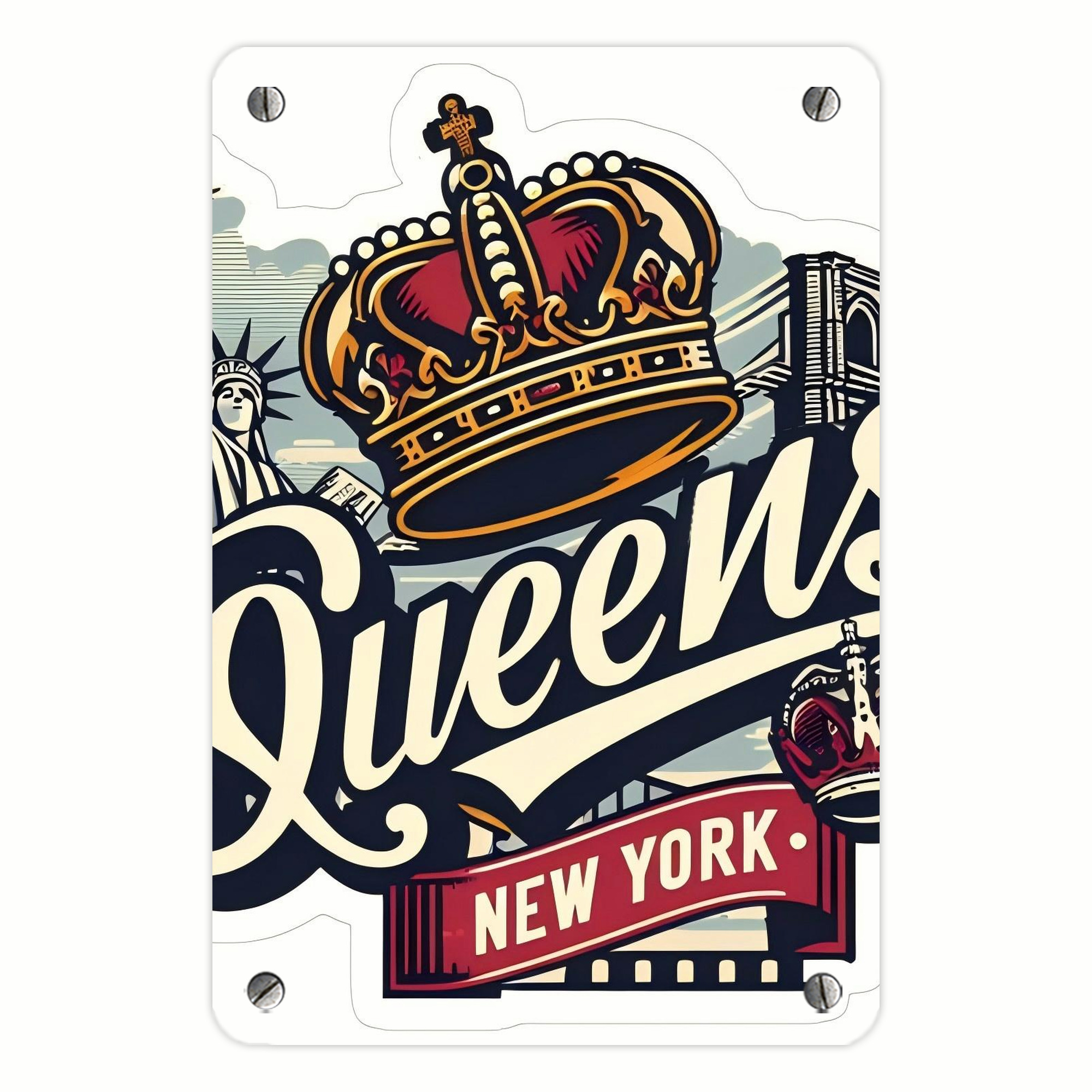 New York Yankees 248 Metal Tin Sign 8x12inch - High-Quality Full-Print Decorative Wall Art, Durable Rust-Resistant Metal Plaque For Living Room, Bedroom, Kitchen, Office, Bar Décor