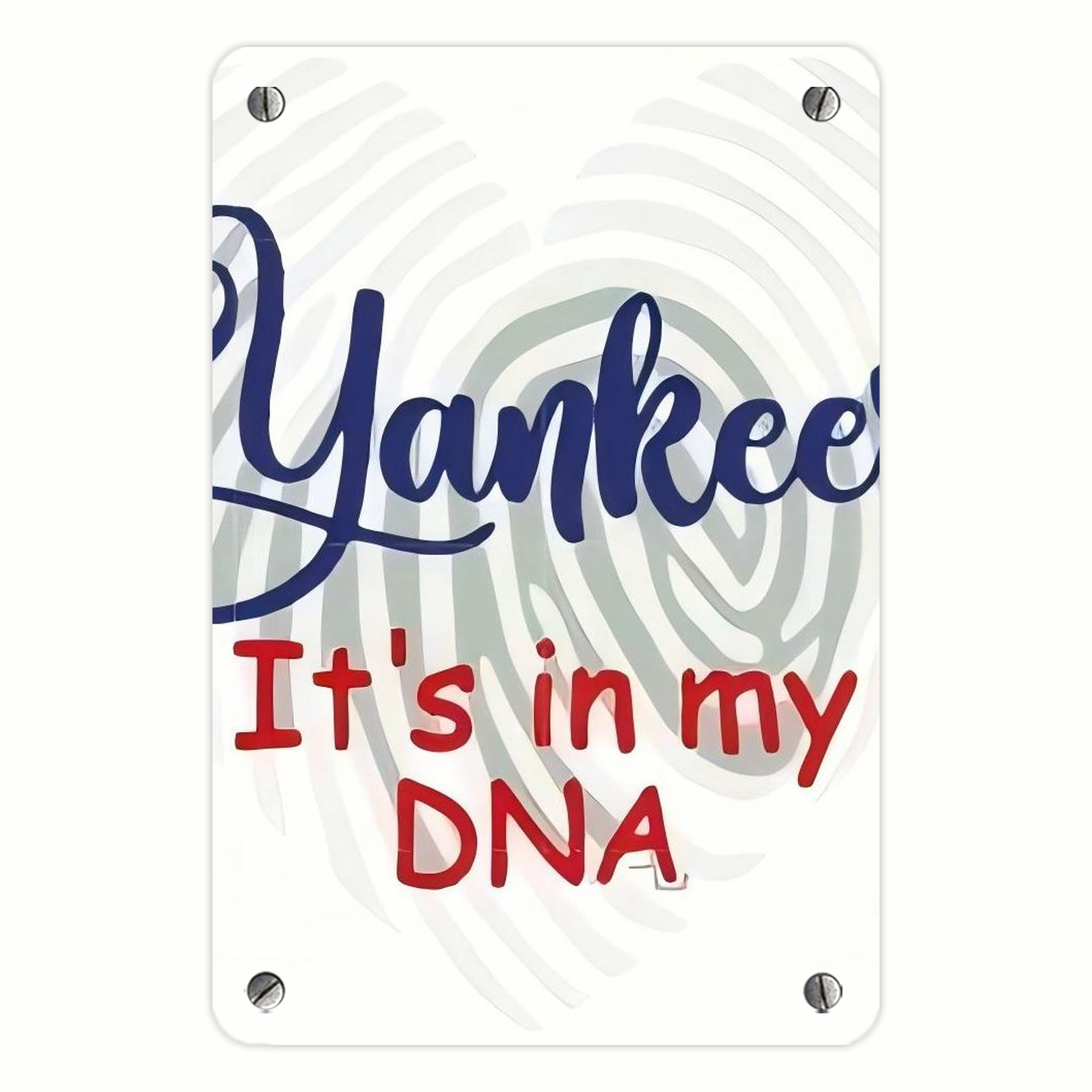 New York Yankees 234 Metal Tin Sign 8x12inch - High-Quality Full-Print Decorative Wall Art, Durable Rust-Resistant Metal Plaque For Living Room, Bedroom, Kitchen, Office, Bar Décor