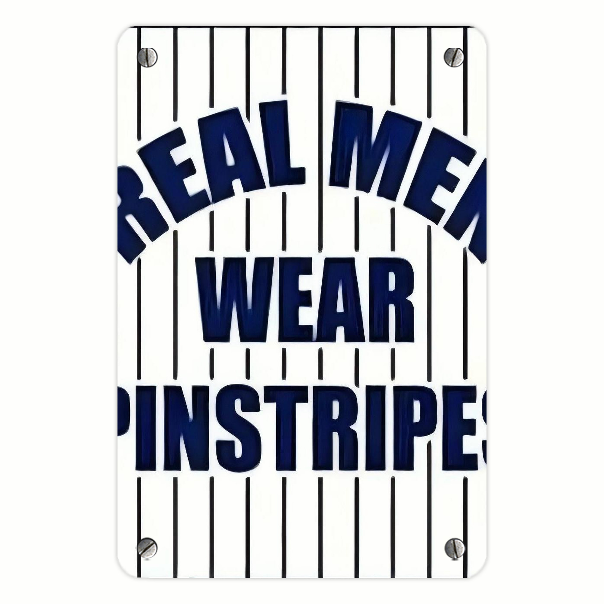 New York Yankees 262 Metal Tin Sign 8x12inch - High-Quality Full-Print Decorative Wall Art, Durable Rust-Resistant Metal Plaque For Living Room, Bedroom, Kitchen, Office, Bar Décor