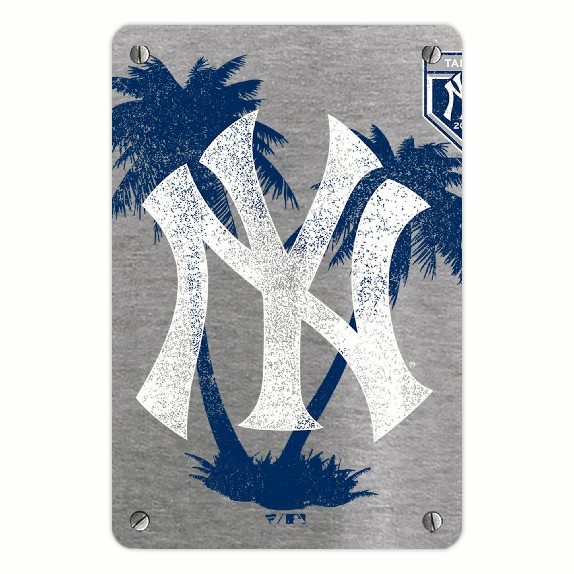 New York Yankees 338 Metal Tin Sign 8x12inch - High-Quality Full-Print Decorative Wall Art, Durable Rust-Resistant Metal Plaque For Living Room, Bedroom, Kitchen, Office, Bar Décor