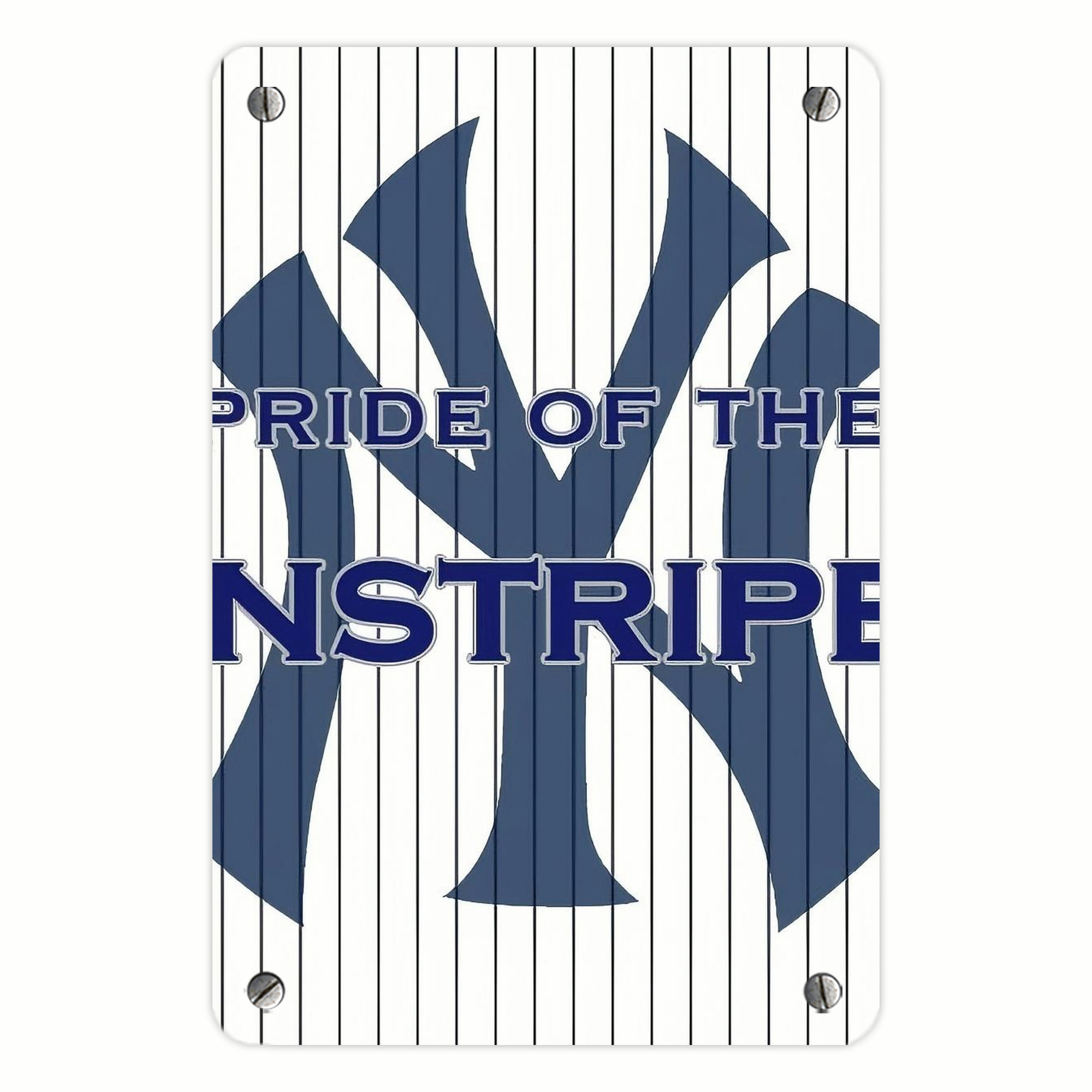 New York Yankees 337 Metal Tin Sign 8x12inch - High-Quality Full-Print Decorative Wall Art, Durable Rust-Resistant Metal Plaque For Living Room, Bedroom, Kitchen, Office, Bar Décor