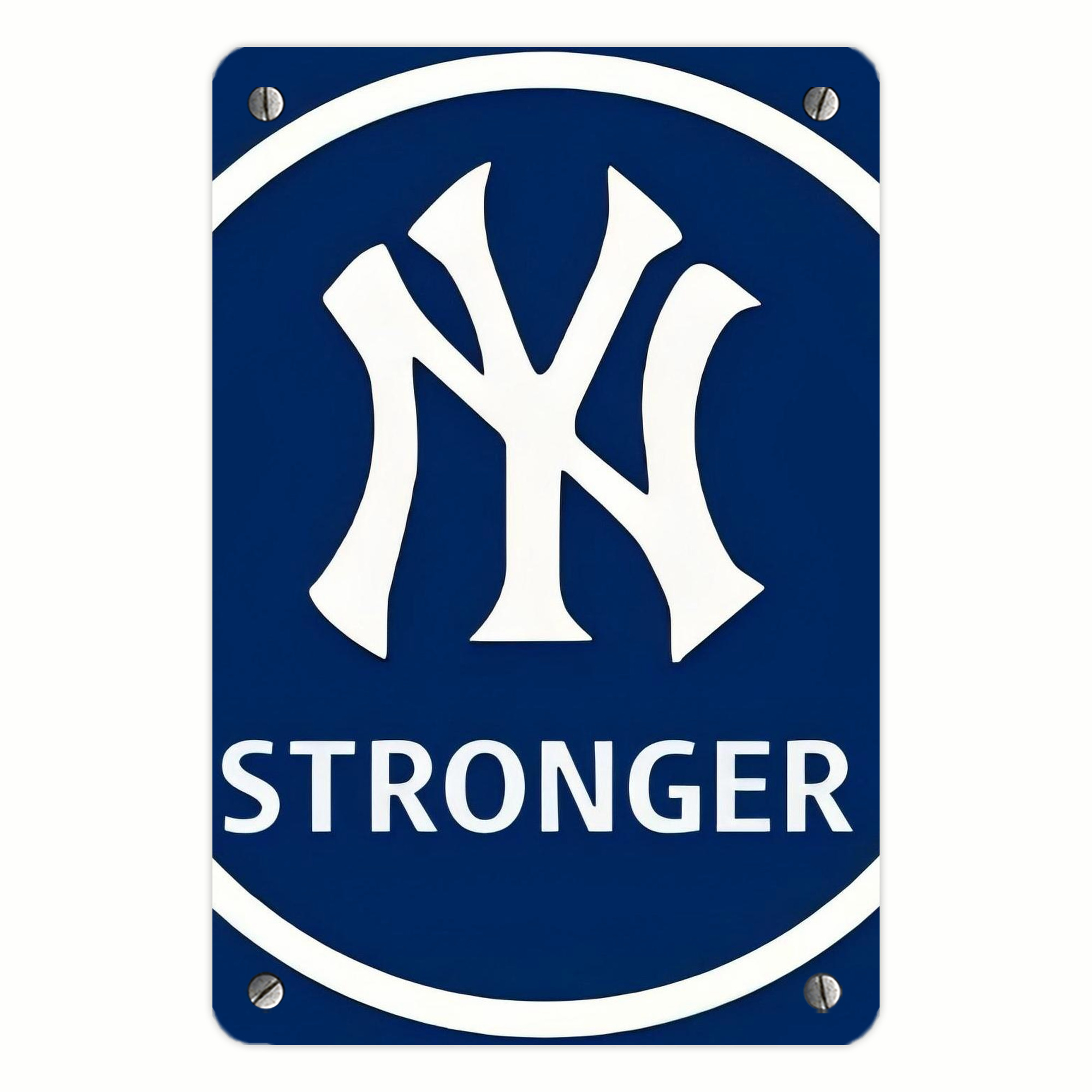 New York Yankees 346 Metal Tin Sign 8x12inch - High-Quality Full-Print Decorative Wall Art, Durable Rust-Resistant Metal Plaque For Living Room, Bedroom, Kitchen, Office, Bar Décor
