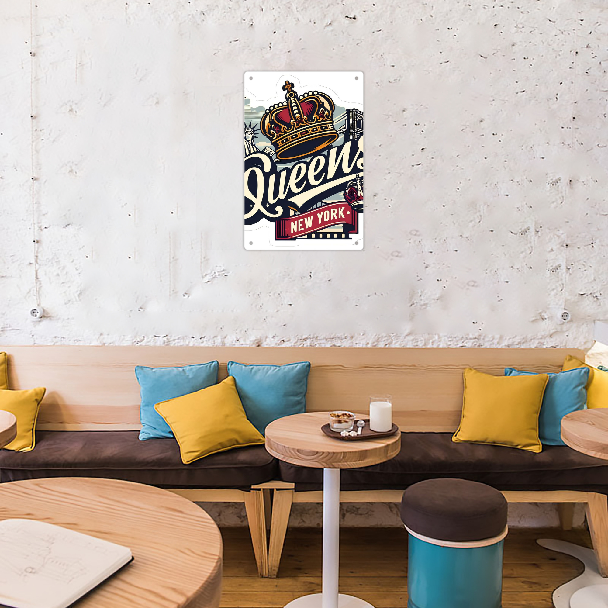 New York Yankees 248 8x12inch Vertical Aluminum Sign - Durable Fade-Resistant Indoor/Outdoor Safety & Information Plaque For Office, Hotel, Restaurant, Bar, Public Spaces