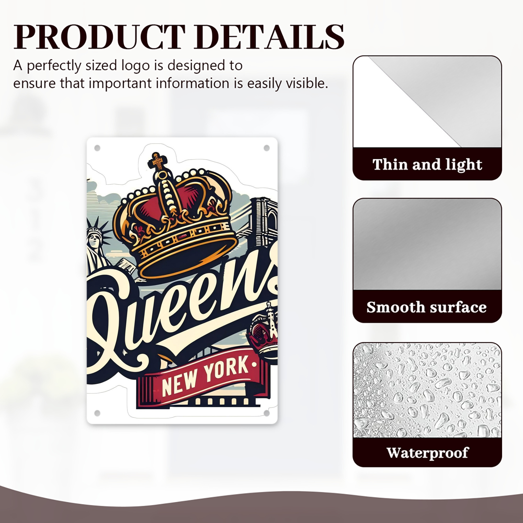 New York Yankees 248 8x12inch Vertical Aluminum Sign - Durable Fade-Resistant Indoor/Outdoor Safety & Information Plaque For Office, Hotel, Restaurant, Bar, Public Spaces