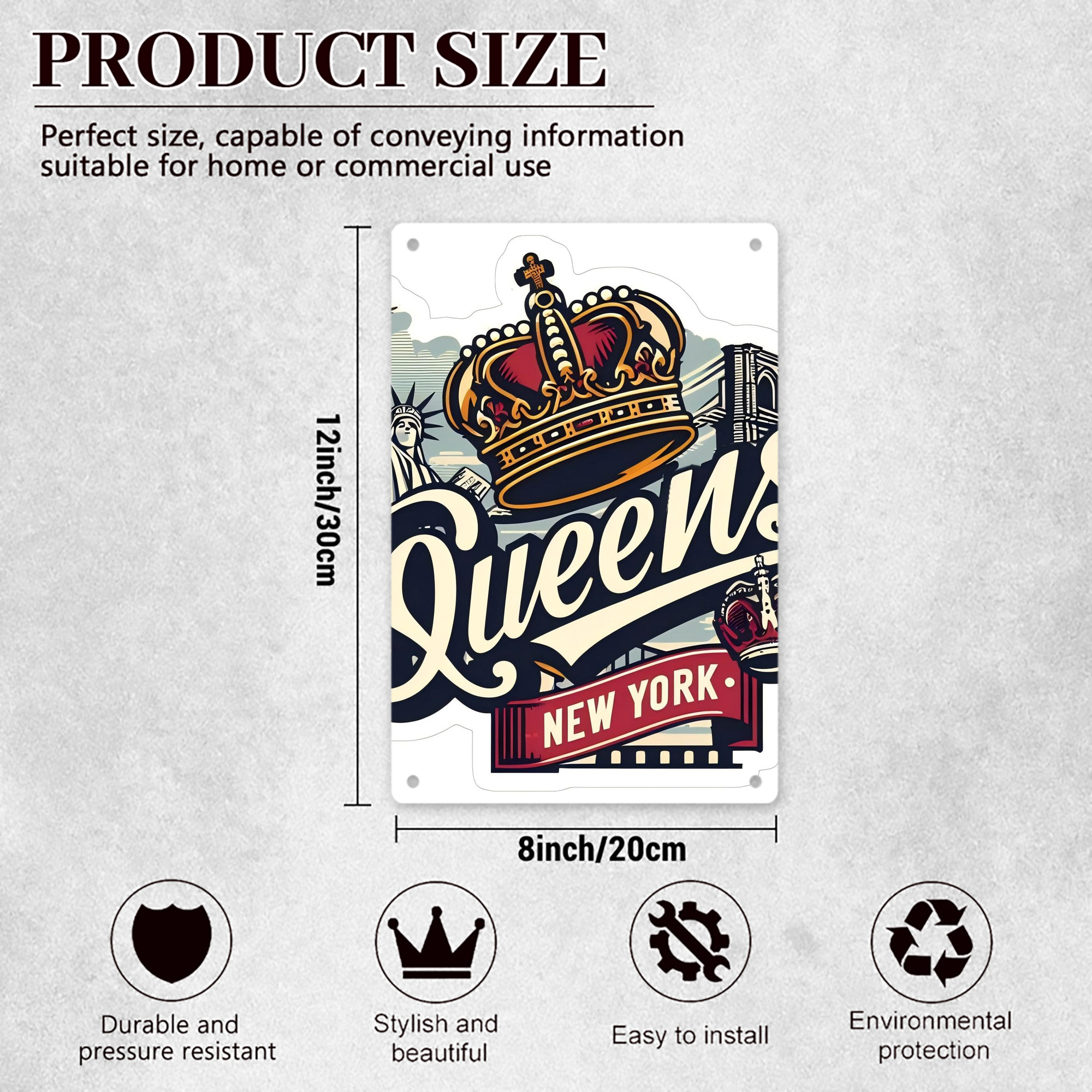 New York Yankees 248 8x12inch Vertical Aluminum Sign - Durable Fade-Resistant Indoor/Outdoor Safety & Information Plaque For Office, Hotel, Restaurant, Bar, Public Spaces