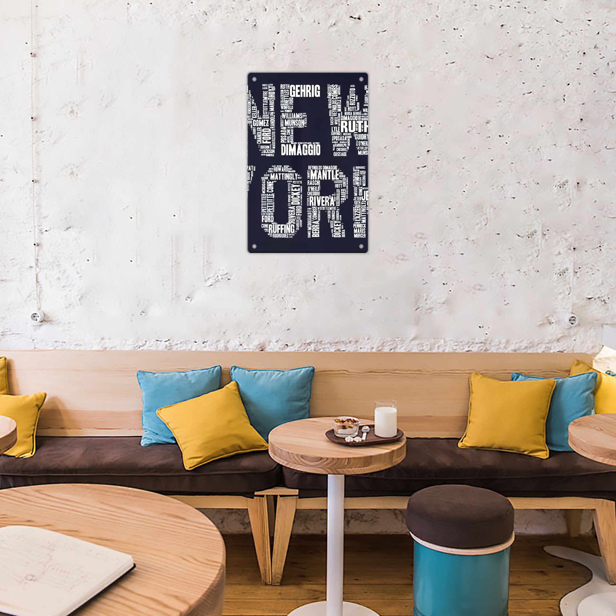 New York Yankees 303 8x12inch Vertical Aluminum Sign - Durable Fade-Resistant Indoor/Outdoor Safety & Information Plaque For Office, Hotel, Restaurant, Bar, Public Spaces