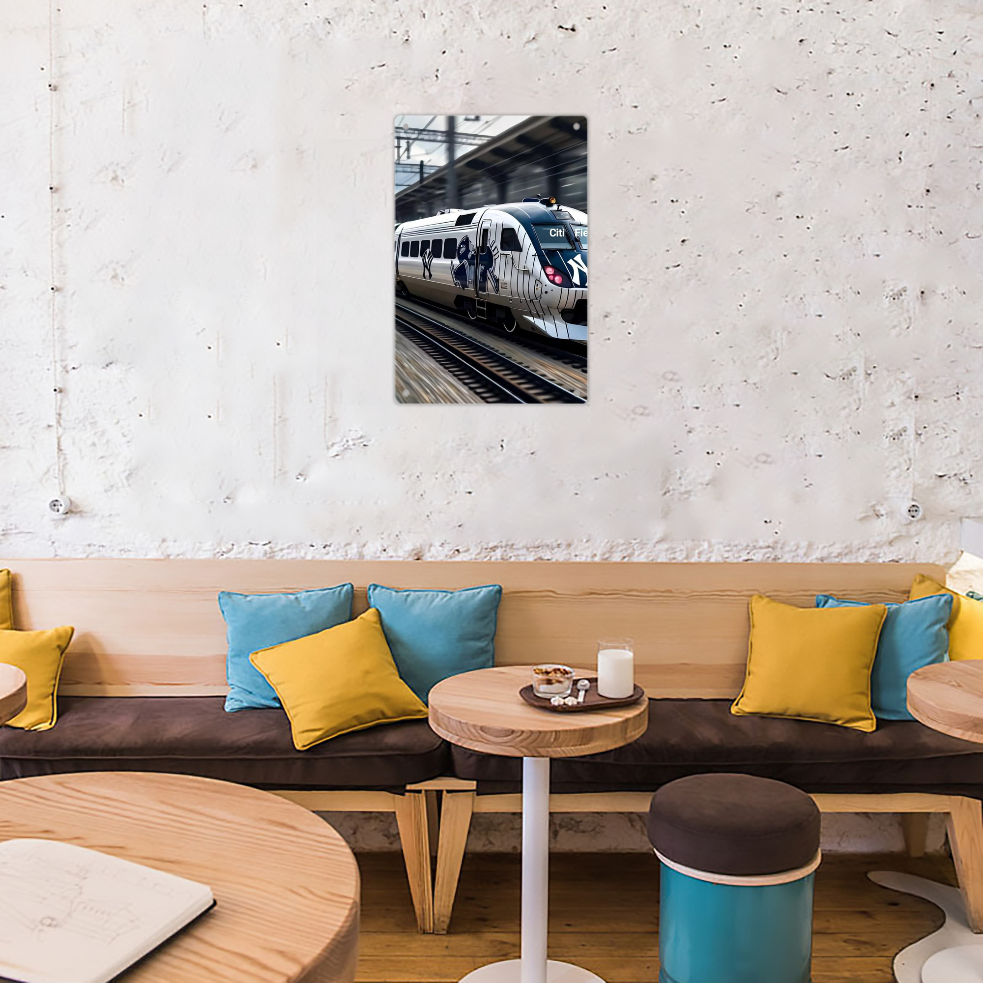 New York Yankees 342 8x12inch Vertical Aluminum Sign - Durable Fade-Resistant Indoor/Outdoor Safety & Information Plaque For Office, Hotel, Restaurant, Bar, Public Spaces