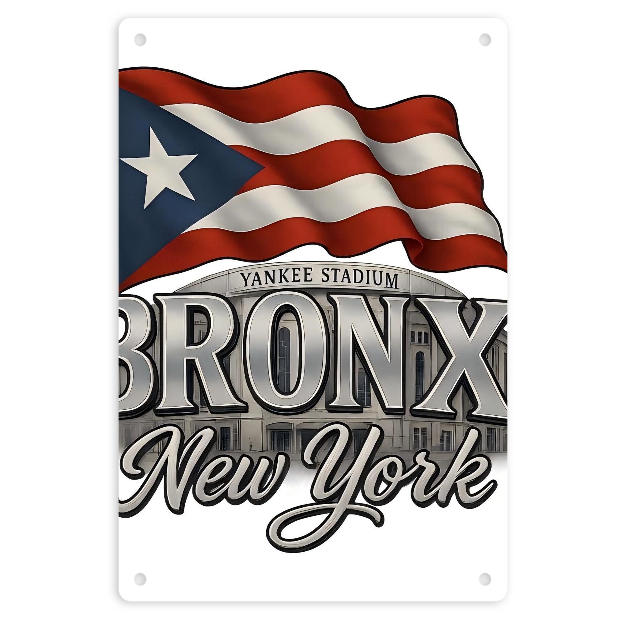 New York Yankees 245 8x12inch Vertical Aluminum Sign - Durable Fade-Resistant Indoor/Outdoor Safety & Information Plaque For Office, Hotel, Restaurant, Bar, Public Spaces