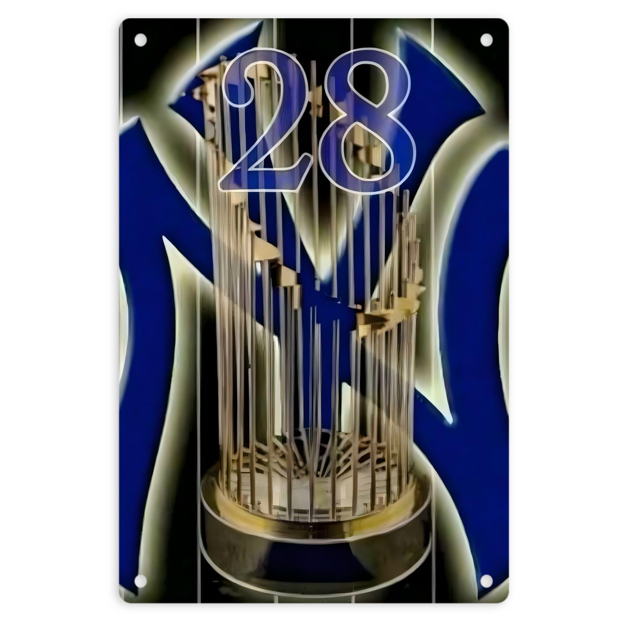 New York Yankees 172 8x12inch Vertical Aluminum Sign - Durable Fade-Resistant Indoor/Outdoor Safety & Information Plaque For Office, Hotel, Restaurant, Bar, Public Spaces