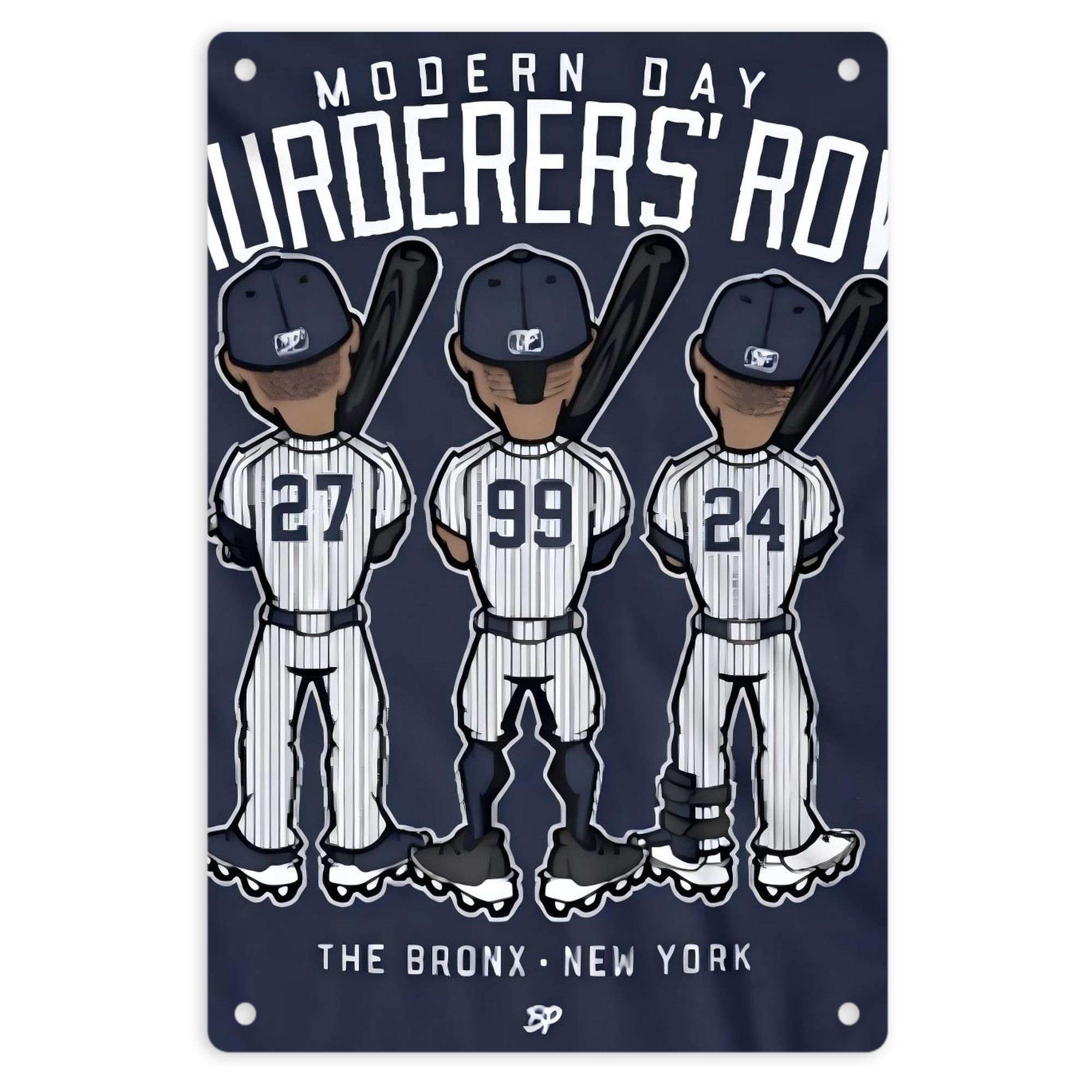 New York Yankees 173 8x12inch Vertical Aluminum Sign - Durable Fade-Resistant Indoor/Outdoor Safety & Information Plaque For Office, Hotel, Restaurant, Bar, Public Spaces