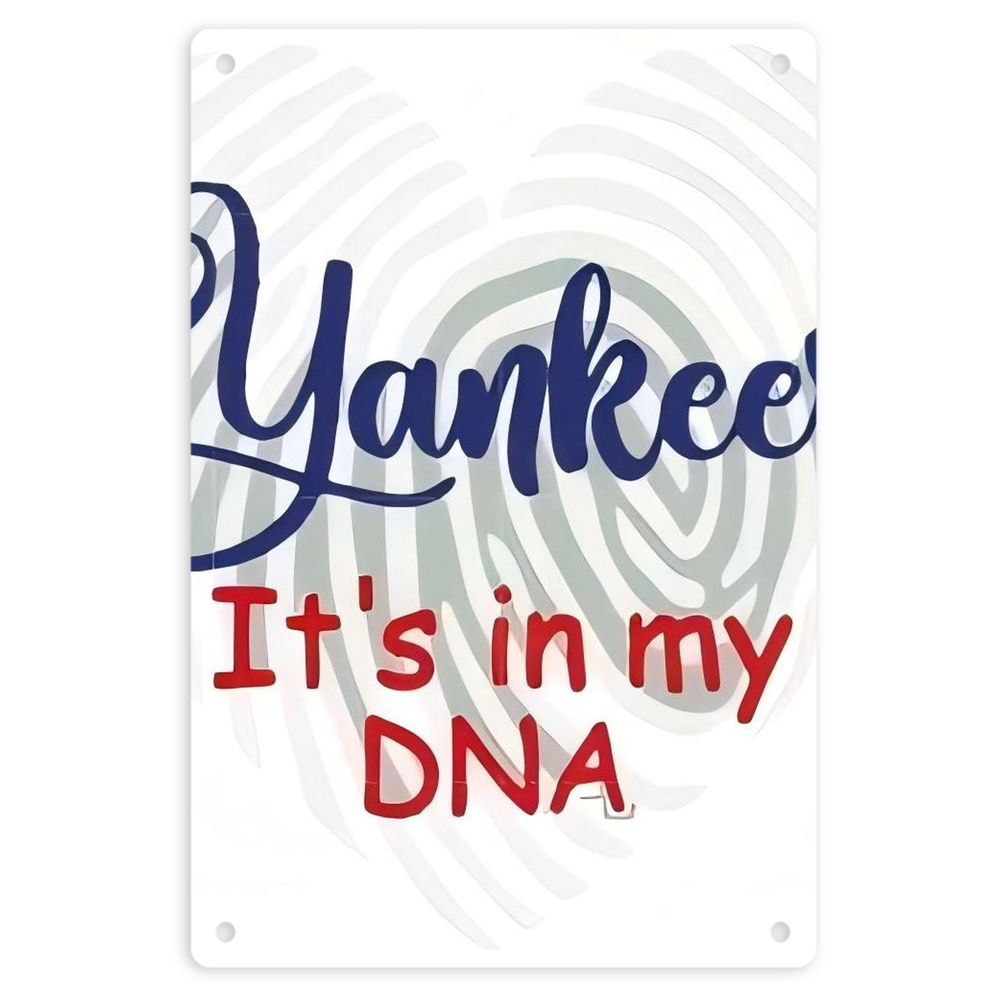 New York Yankees 234 8x12inch Vertical Aluminum Sign - Durable Fade-Resistant Indoor/Outdoor Safety & Information Plaque For Office, Hotel, Restaurant, Bar, Public Spaces