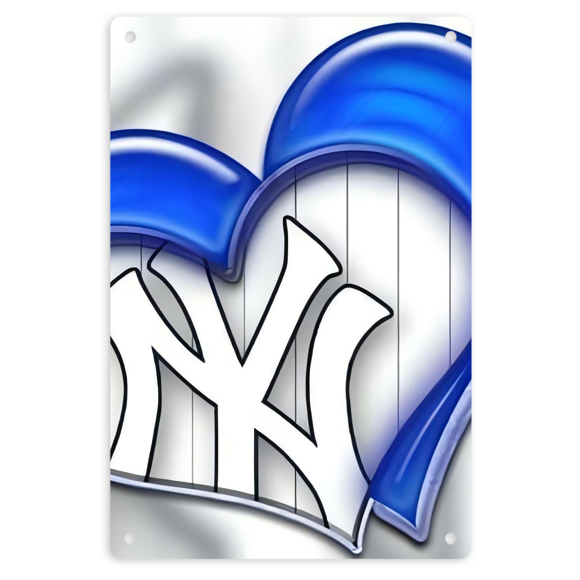 New York Yankees 310 8x12inch Vertical Aluminum Sign - Durable Fade-Resistant Indoor/Outdoor Safety & Information Plaque For Office, Hotel, Restaurant, Bar, Public Spaces