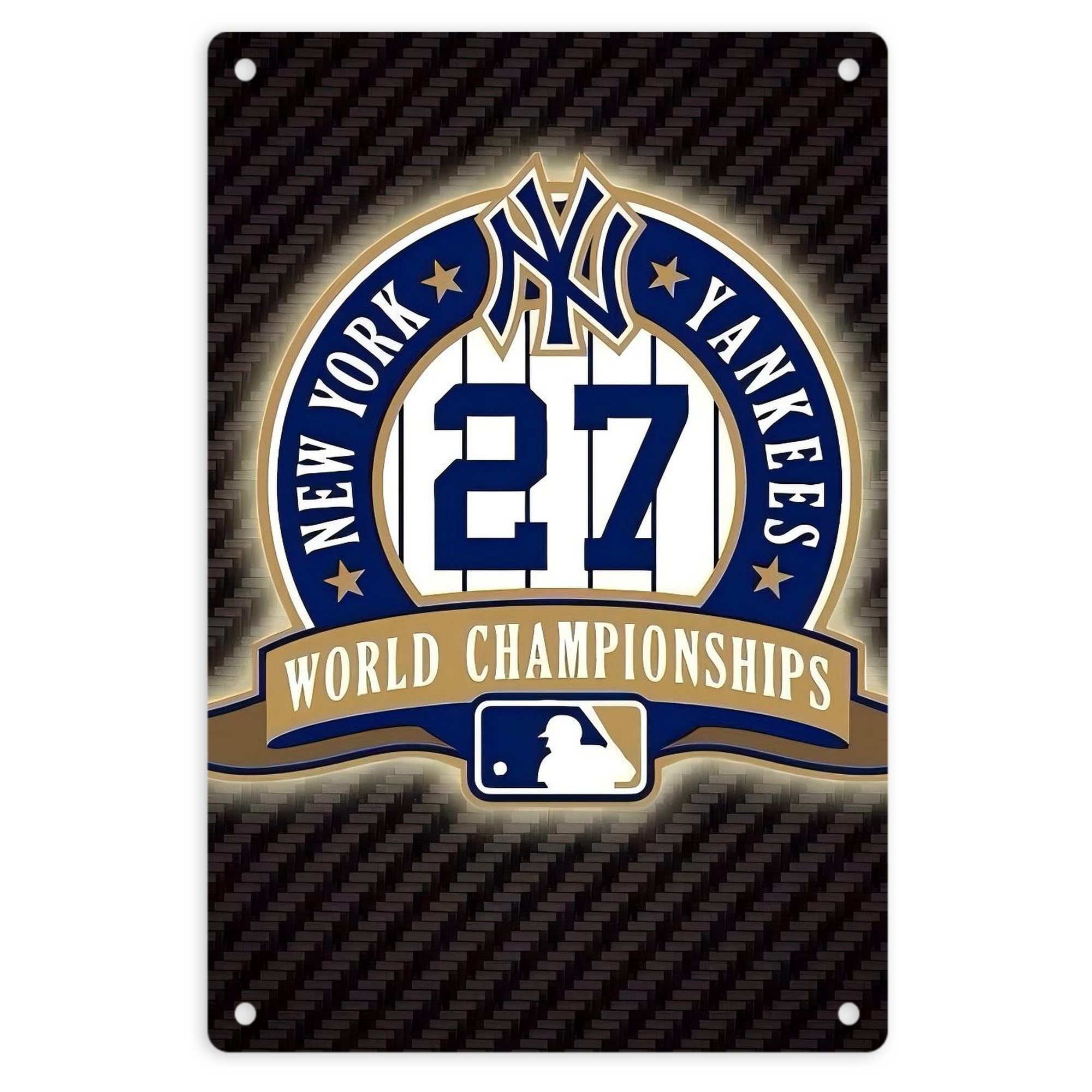 New York Yankees 260 8x12inch Vertical Aluminum Sign - Durable Fade-Resistant Indoor/Outdoor Safety & Information Plaque For Office, Hotel, Restaurant, Bar, Public Spaces