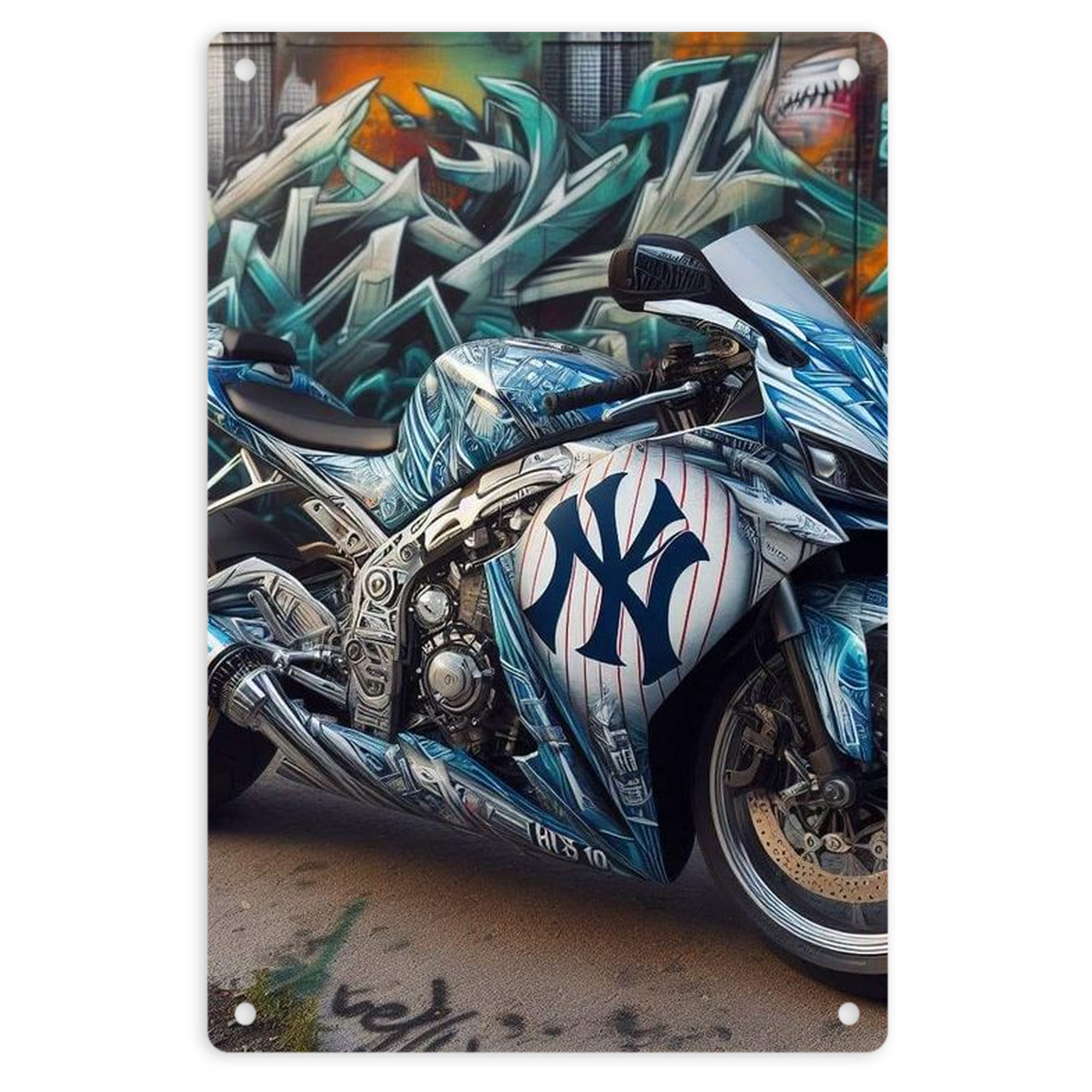 New York Yankees 343 8x12inch Vertical Aluminum Sign - Durable Fade-Resistant Indoor/Outdoor Safety & Information Plaque For Office, Hotel, Restaurant, Bar, Public Spaces