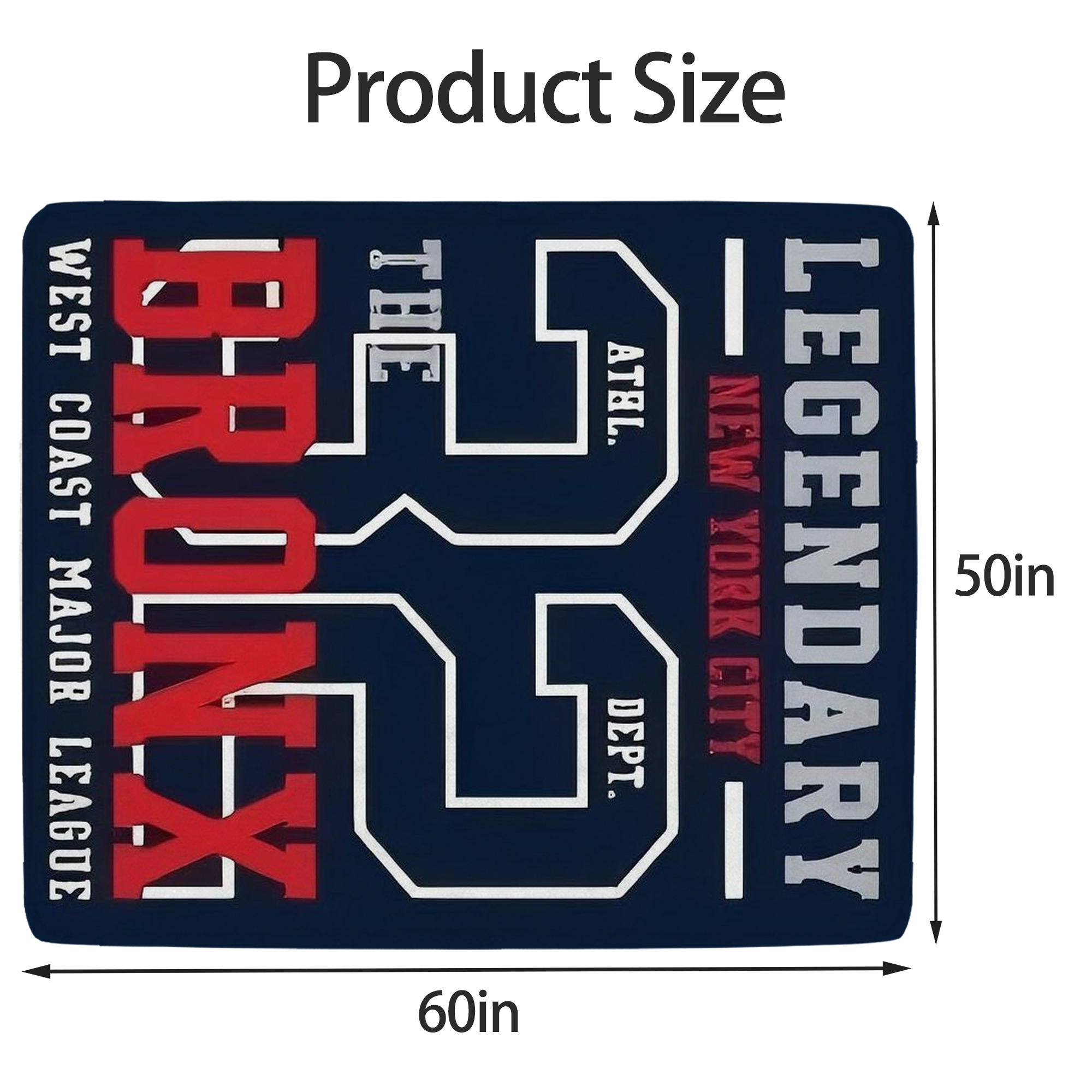 New York Yankees 132 Soft Fleece Throw Blanket 50 X 60 Inch – Super Soft, Lightweight, And Durable – Perfect For Sofa, Bed, Camping, And More – Ideal Gift For Family And Friends