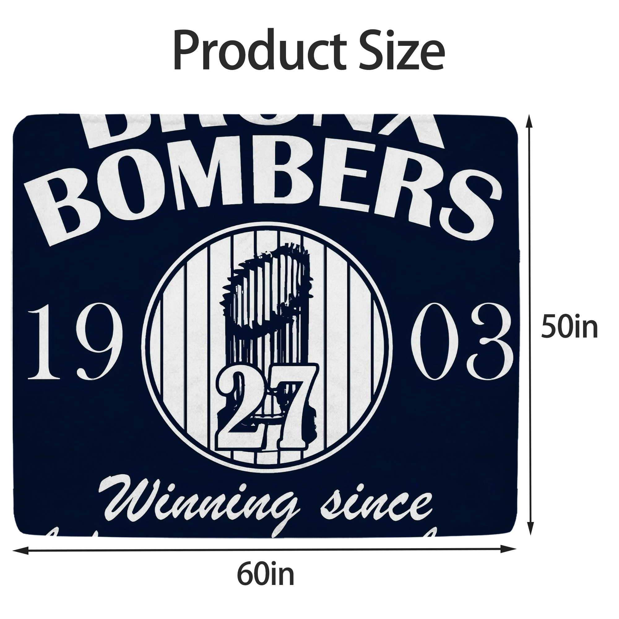 New York Yankees 240 Soft Fleece Throw Blanket 50 X 60 Inch – Super Soft, Lightweight, And Durable – Perfect For Sofa, Bed, Camping, And More – Ideal Gift For Family And Friends