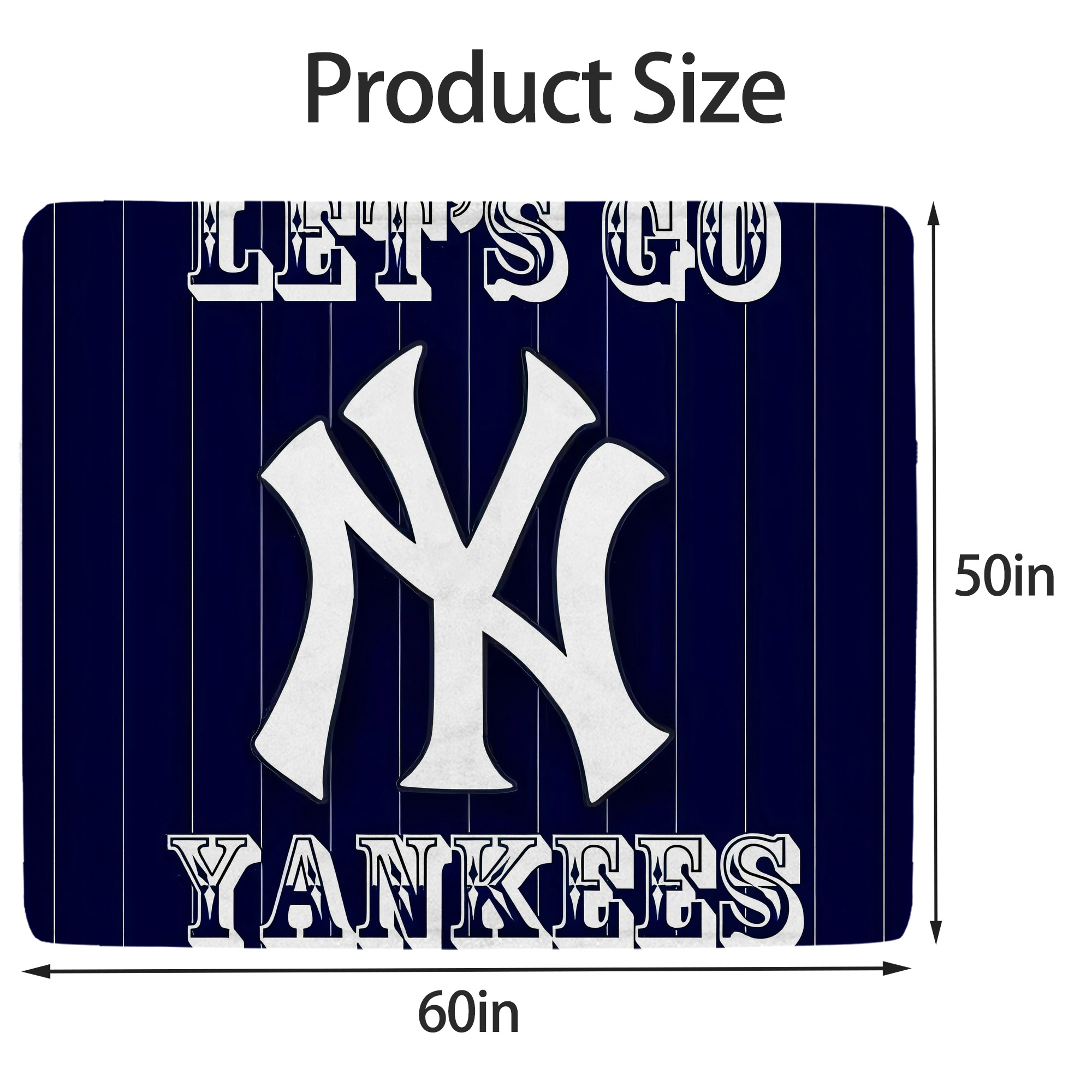 New York Yankees 237 Soft Fleece Throw Blanket 50 X 60 Inch – Super Soft, Lightweight, And Durable – Perfect For Sofa, Bed, Camping, And More – Ideal Gift For Family And Friends