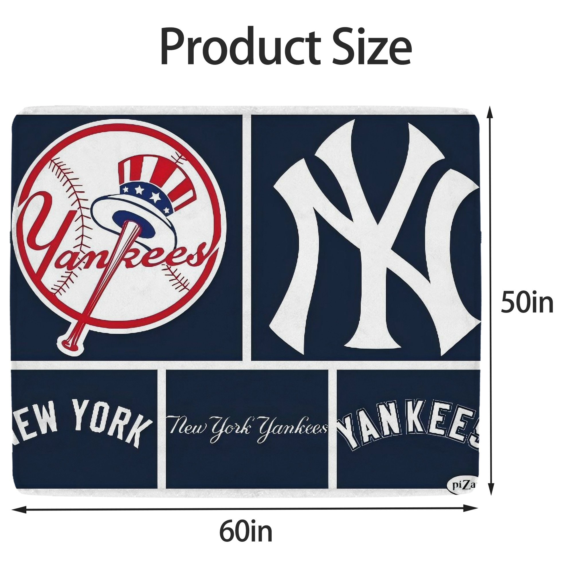 New York Yankees 247 Soft Fleece Throw Blanket 50 X 60 Inch – Super Soft, Lightweight, And Durable – Perfect For Sofa, Bed, Camping, And More – Ideal Gift For Family And Friends